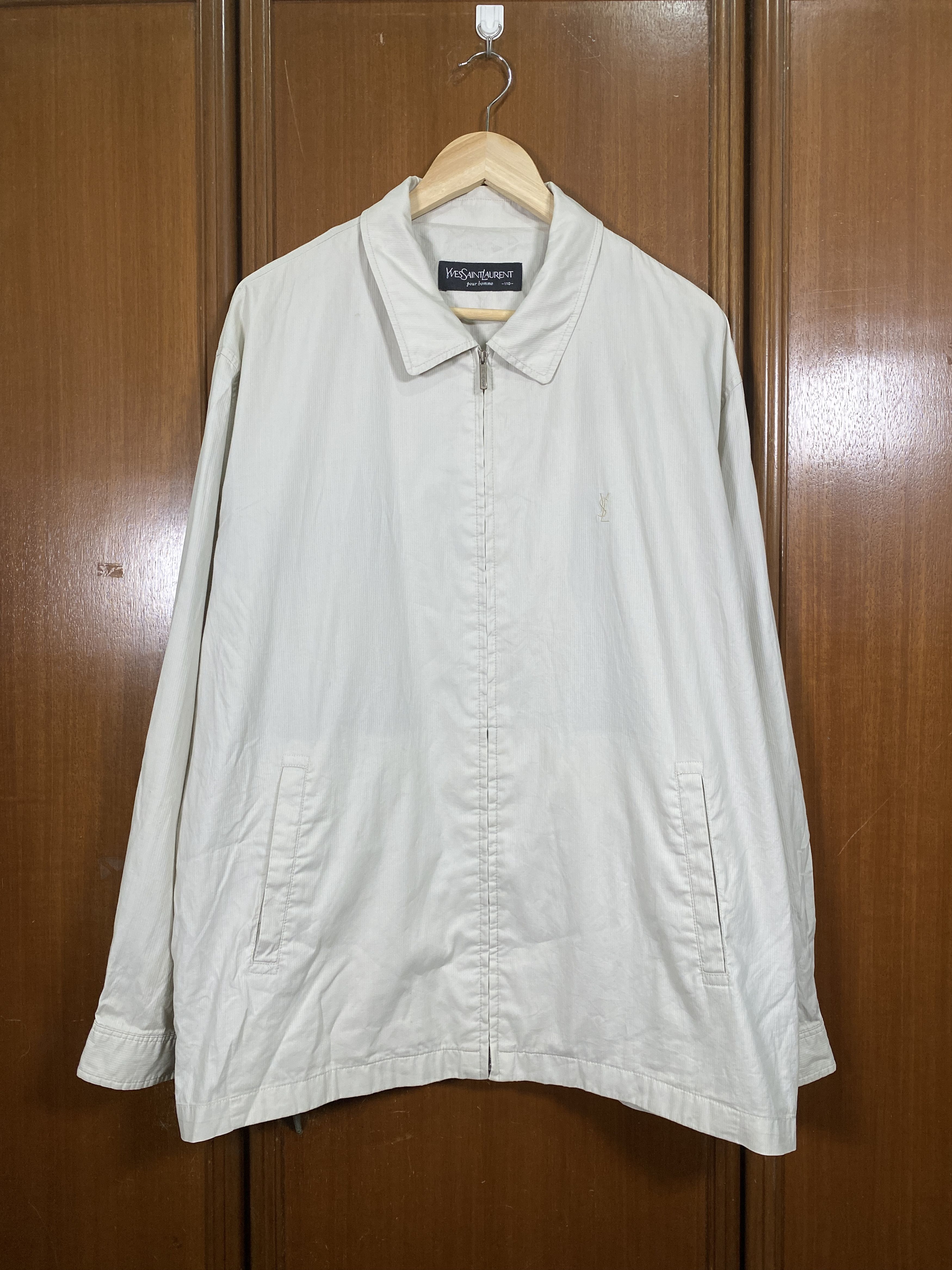 Vintage × Yves Saint Laurent Vintage YSL Canvas Jacket Size US XL / EU 56 / 4 - 1 Thumbnail