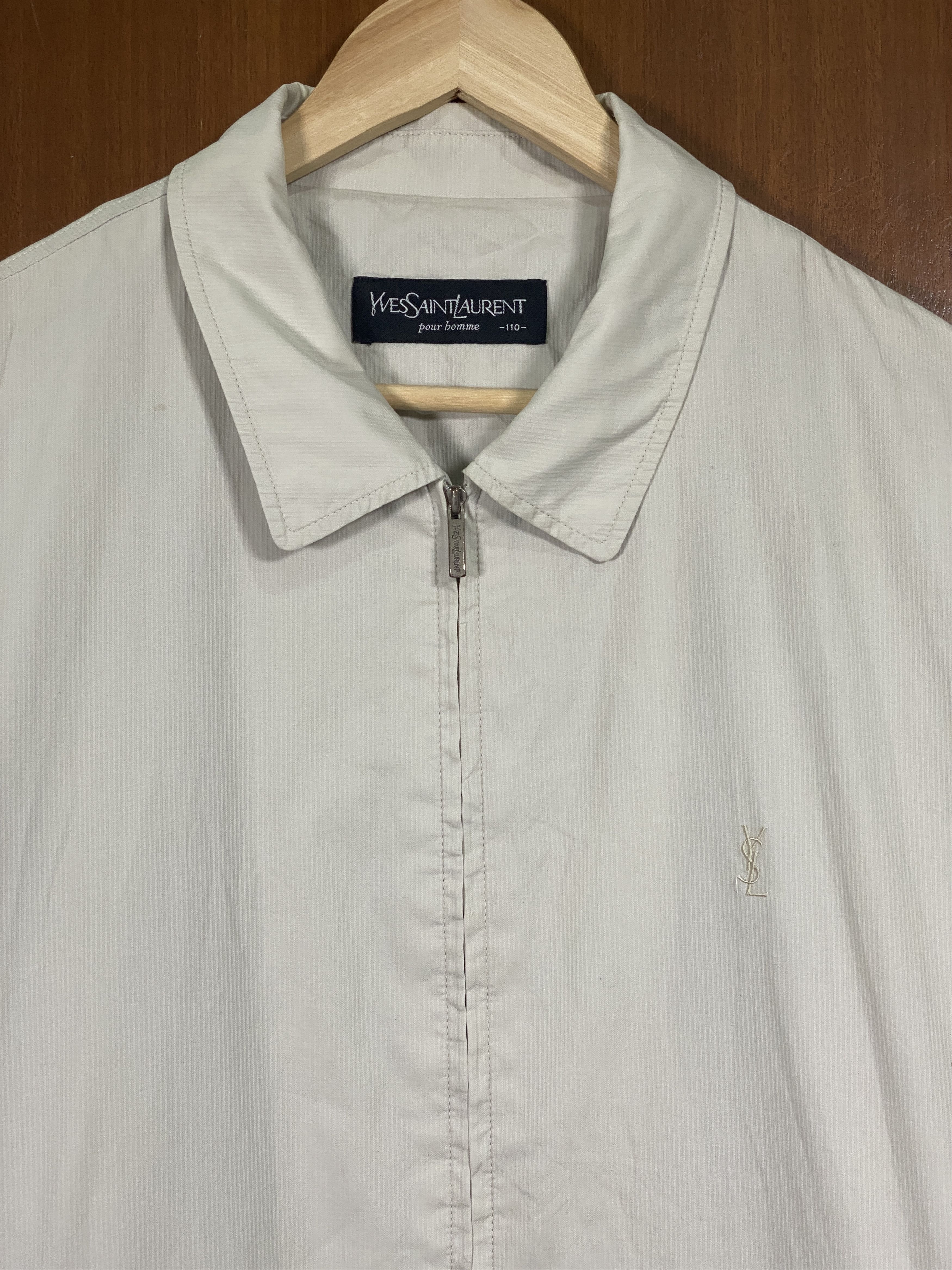 Vintage × Yves Saint Laurent Vintage YSL Canvas Jacket Size US XL / EU 56 / 4 - 3 Thumbnail