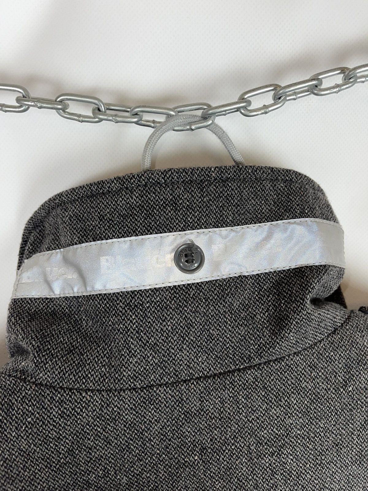 Other Blauer USA wool grey bomber jacket with removable lining Size US L / EU 52-54 / 3 - 14 Thumbnail