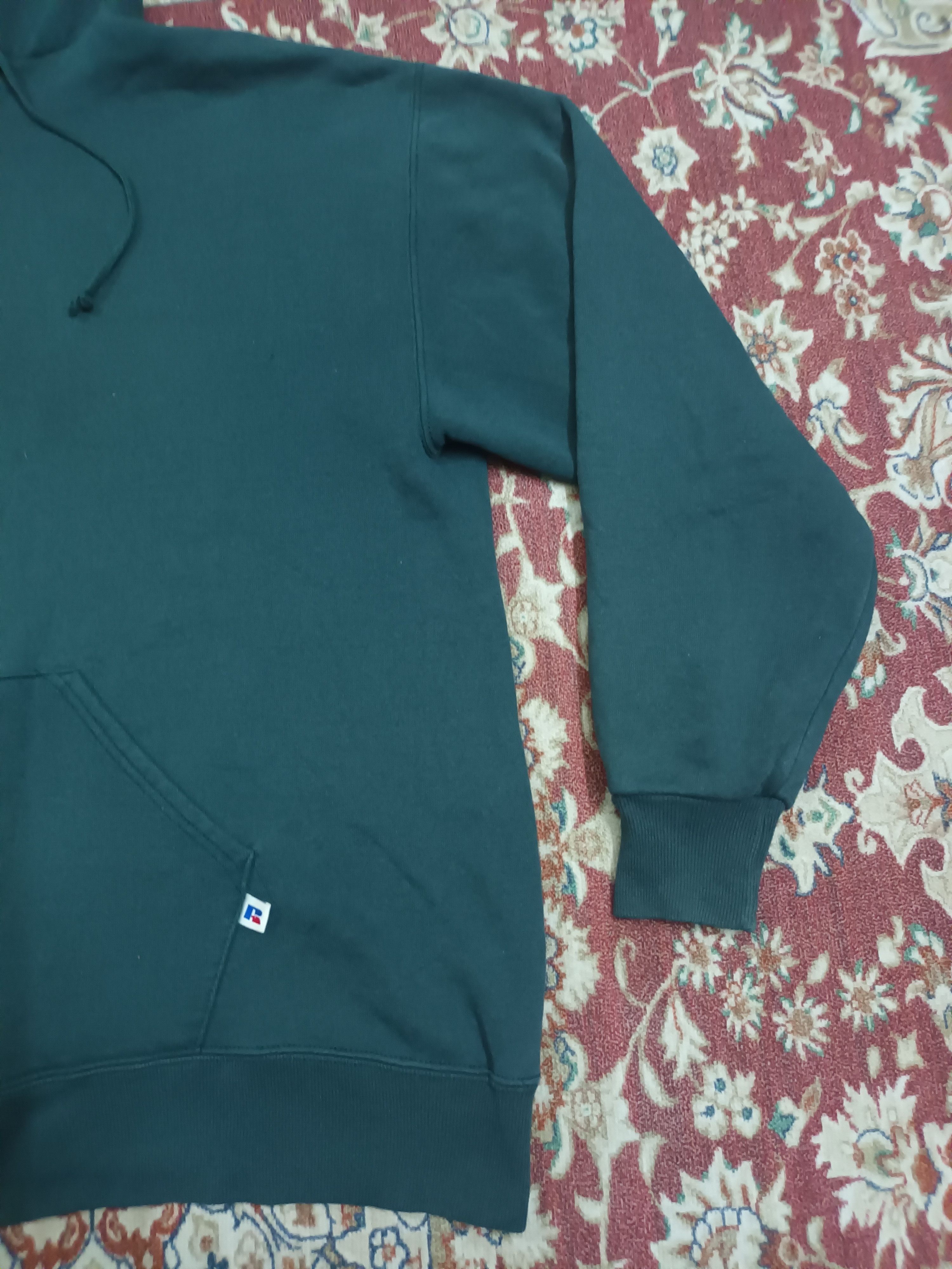 Russell Athletic 🔥 RUSSELL PLAIN HOODIE ZIPPER SWEATSHIRT 🔥 Size US XL / EU 56 / 4 - 7 Thumbnail