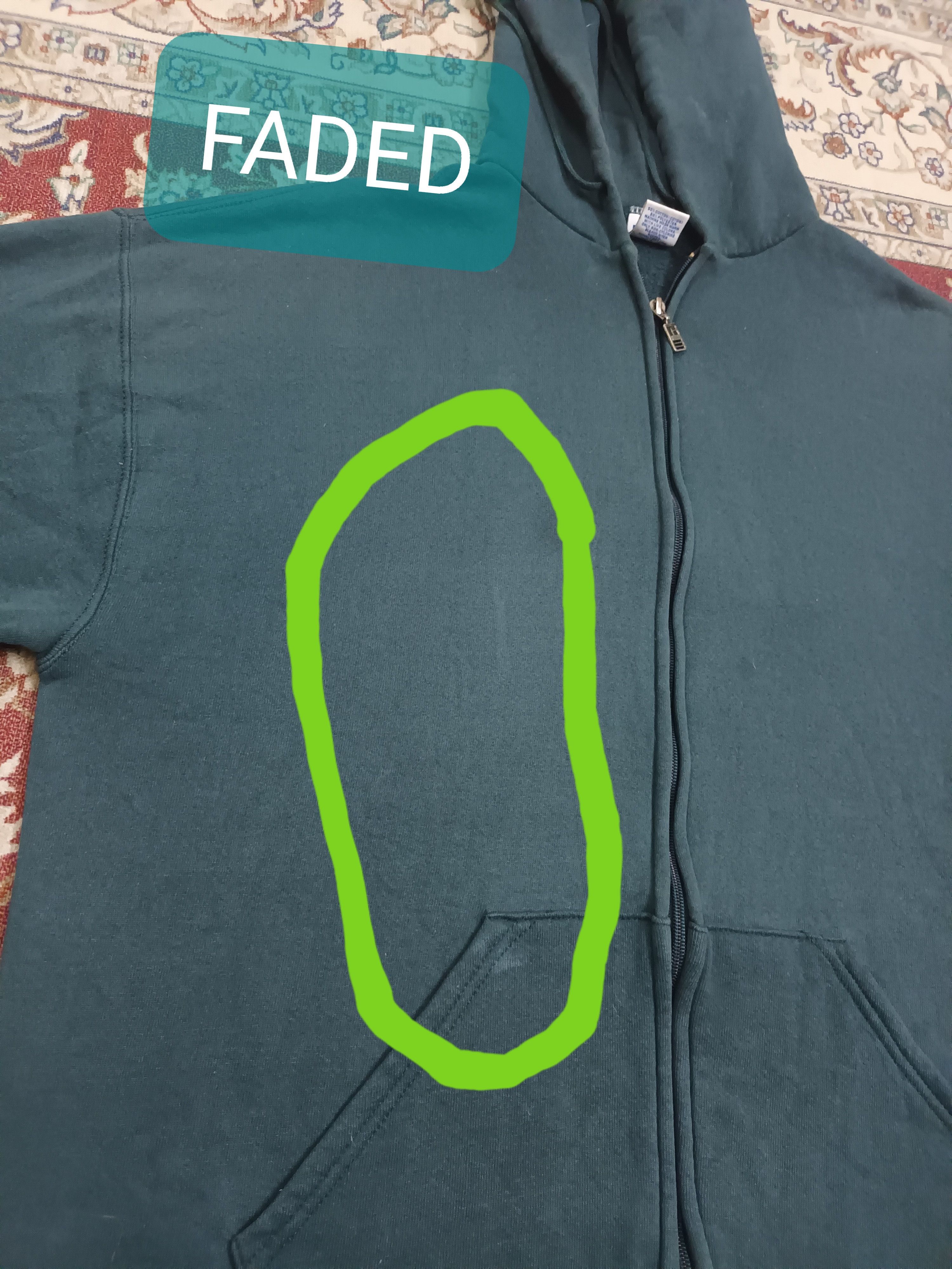 Russell Athletic 🔥 RUSSELL PLAIN HOODIE ZIPPER SWEATSHIRT 🔥 Size US XL / EU 56 / 4 - 9 Thumbnail