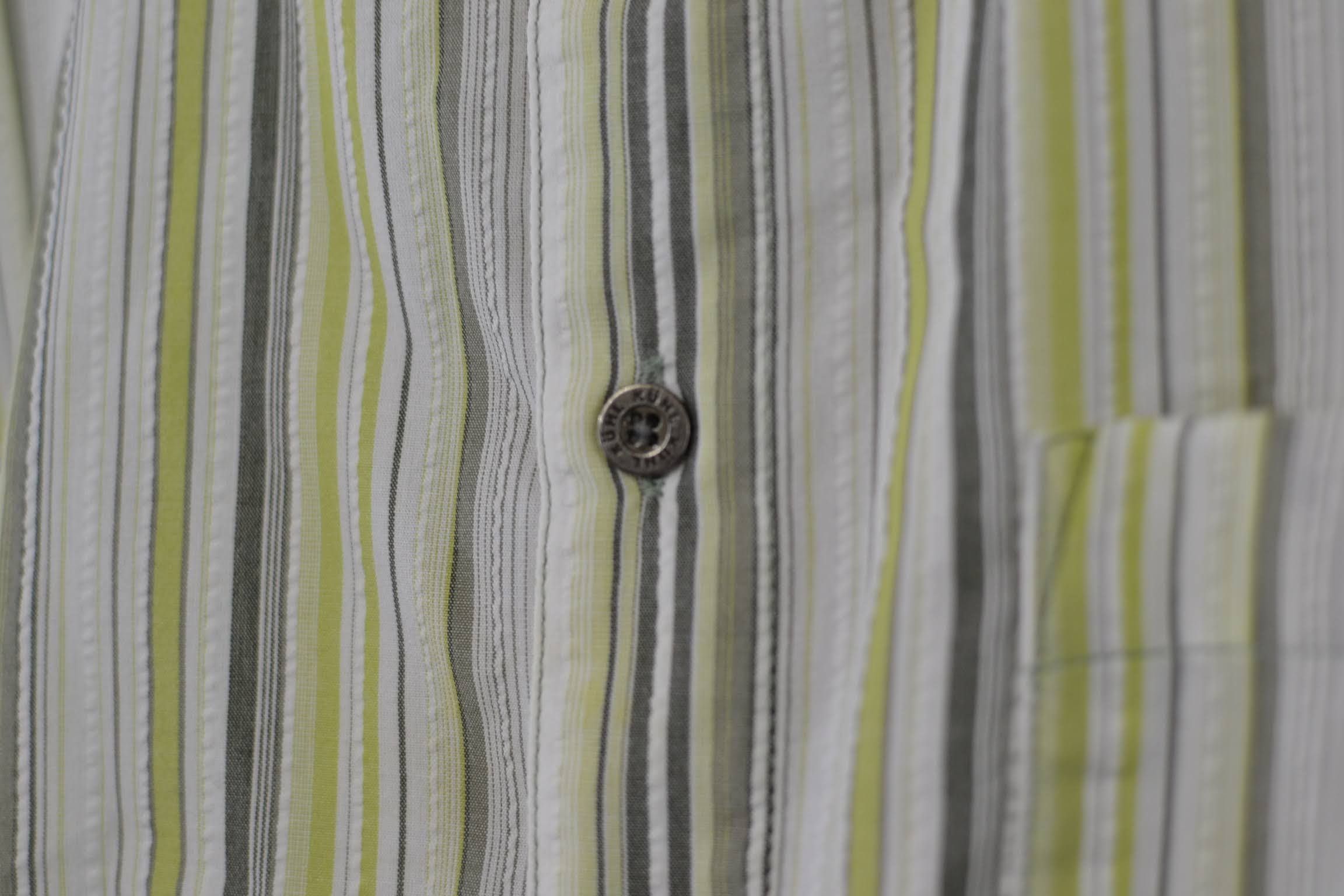 Kuhl Multi Stripe Short Sleeve Button Up Size US M / EU 48-50 / 2 - 5 Thumbnail