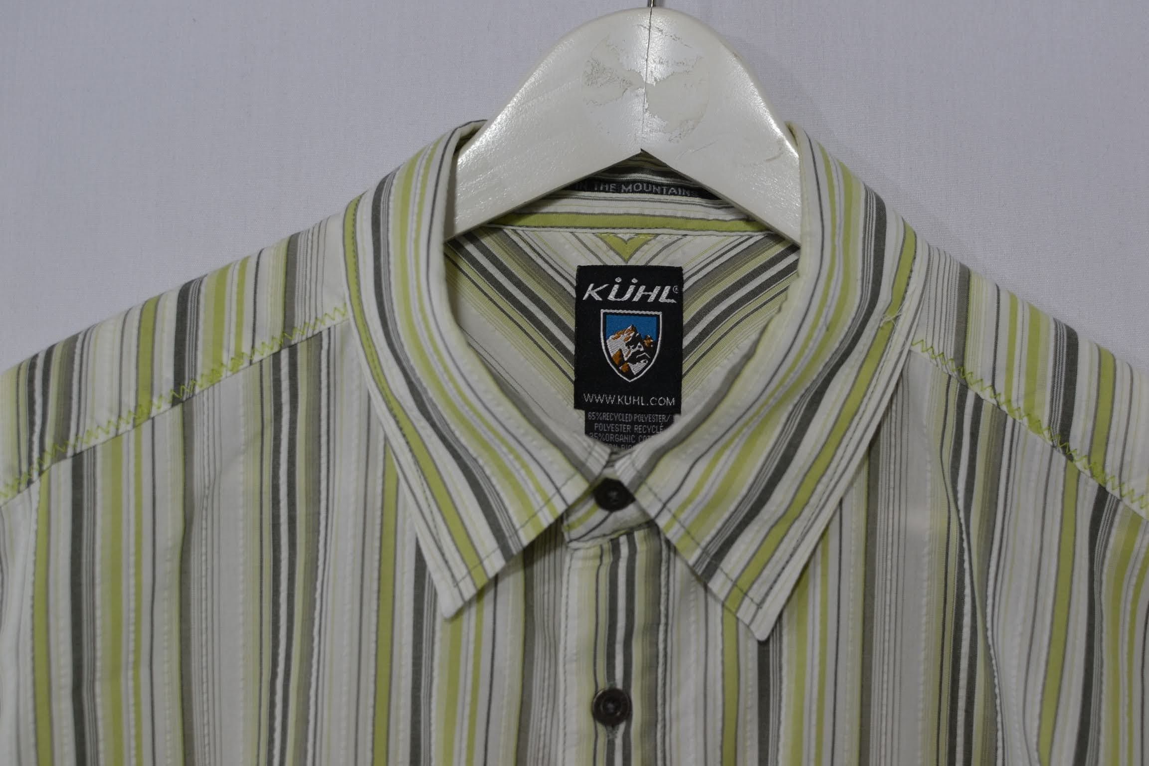 Kuhl Multi Stripe Short Sleeve Button Up Size US M / EU 48-50 / 2 - 2 Thumbnail