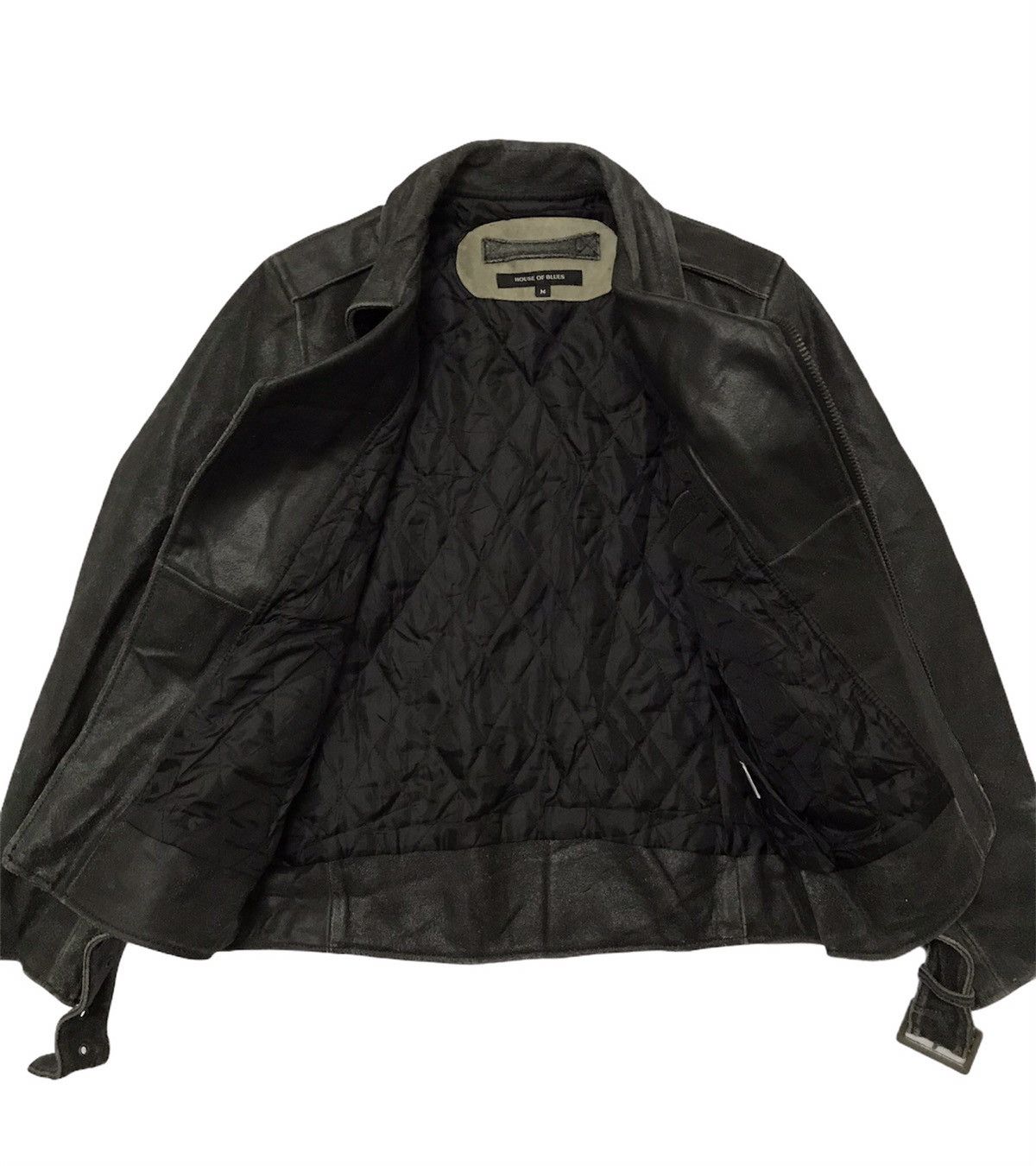 Japanese Brand × Vintage House Of Blue Leather Black Jacket Size US M / EU 48-50 / 2 - 4 Thumbnail