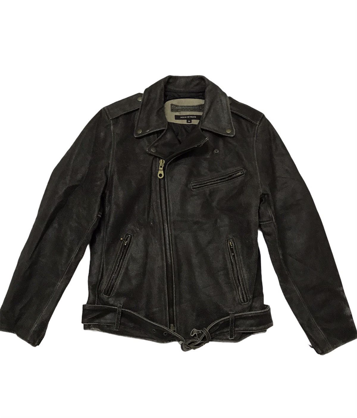 Japanese Brand × Vintage House Of Blue Leather Black Jacket Size US M / EU 48-50 / 2 - 1 Thumbnail