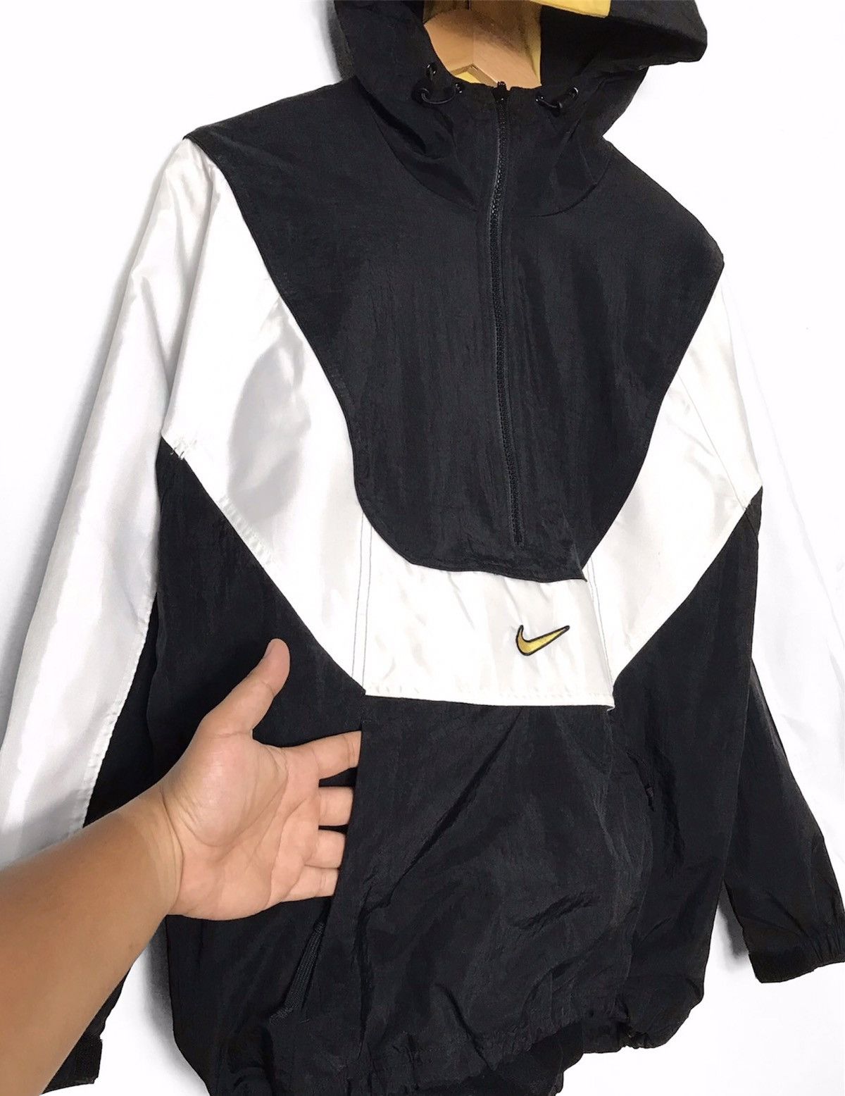 Nike × Vintage Nike Centre Hoodie Jacket Size US L / EU 52-54 / 3 - 3 Thumbnail