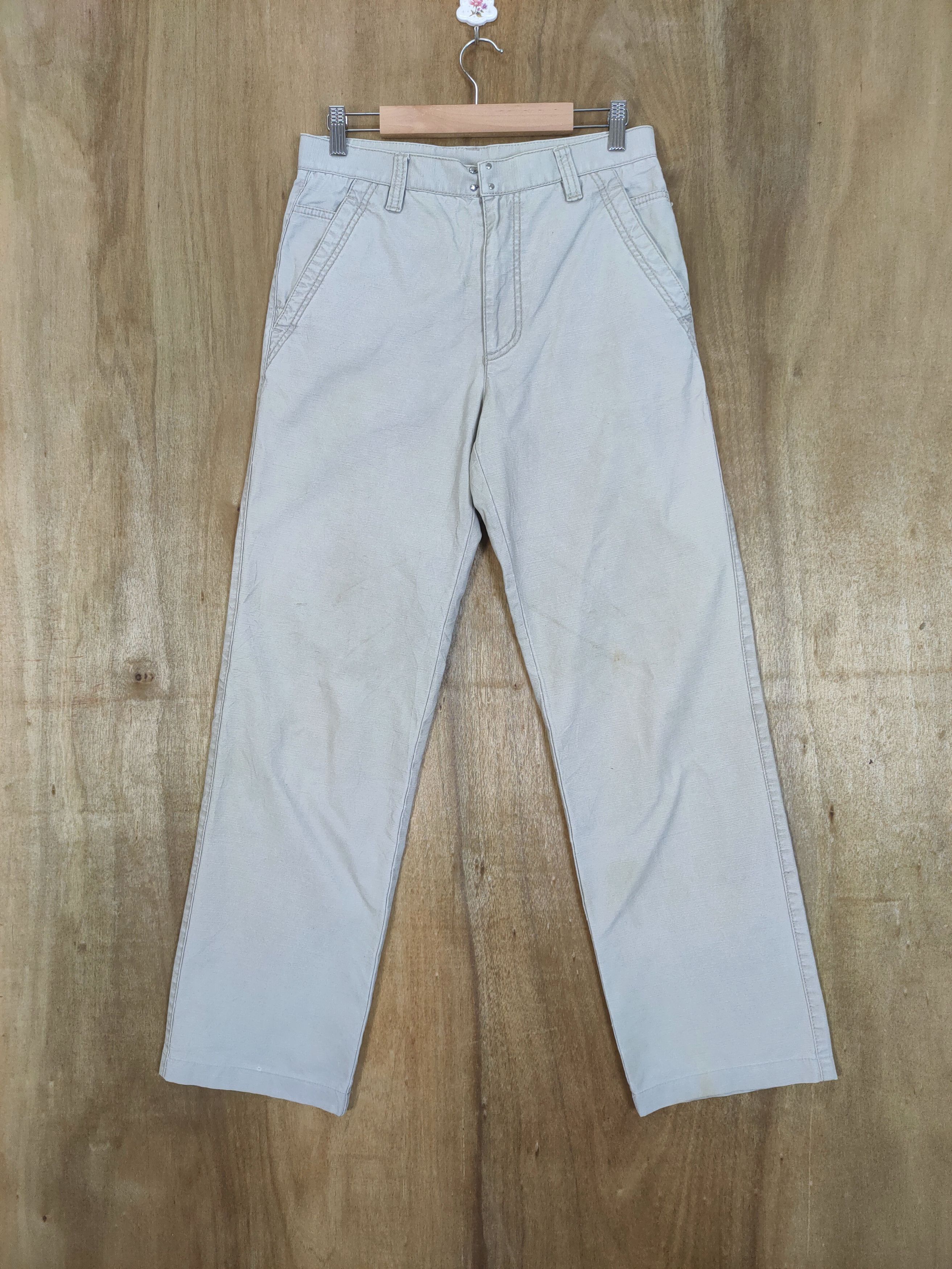 Japanese Brand VINTAGE TAKAIQ 3D POCKET TROUSERS CHINO PANTS Size US 30 / EU 46 - 2 Thumbnail