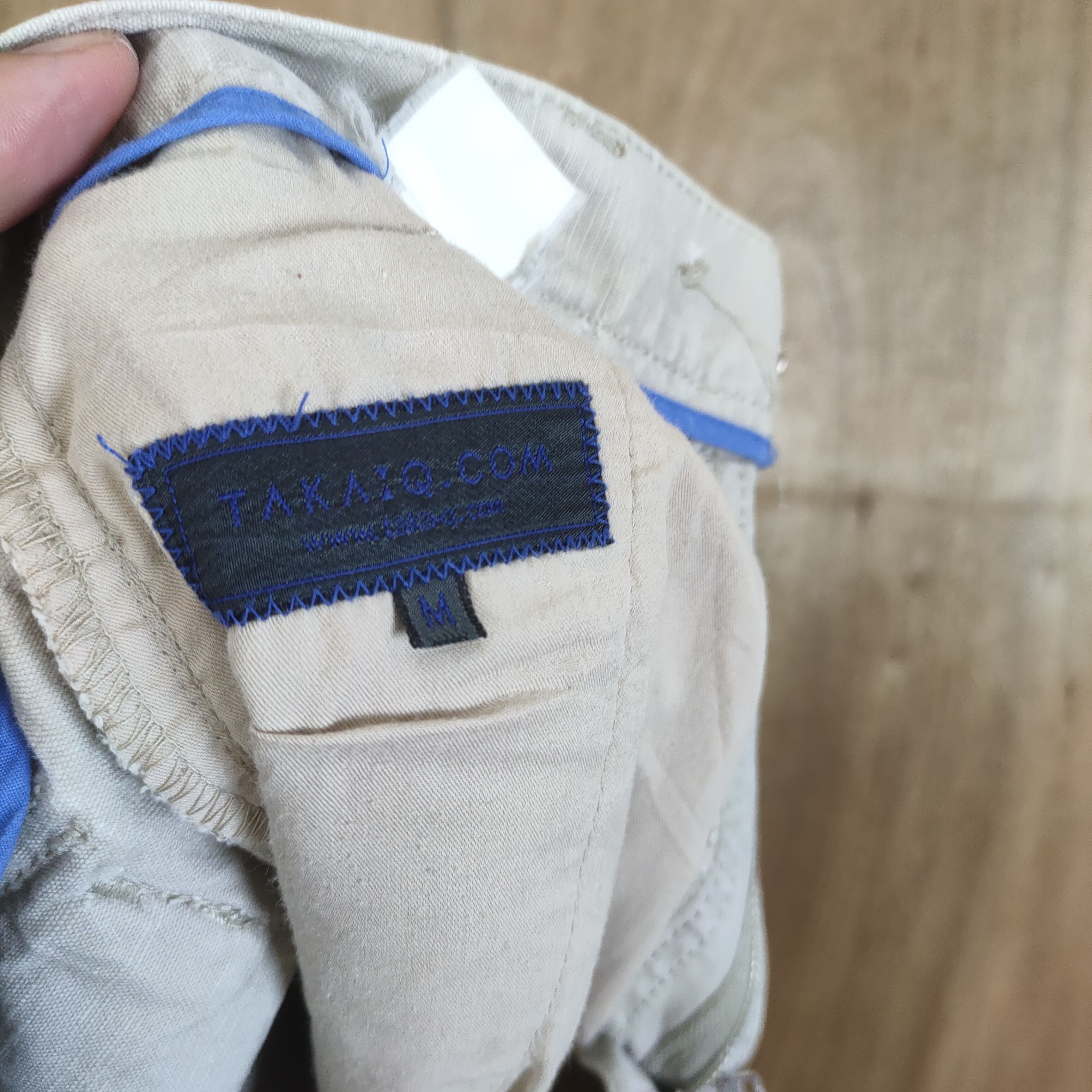Japanese Brand VINTAGE TAKAIQ 3D POCKET TROUSERS CHINO PANTS Size US 30 / EU 46 - 10 Thumbnail