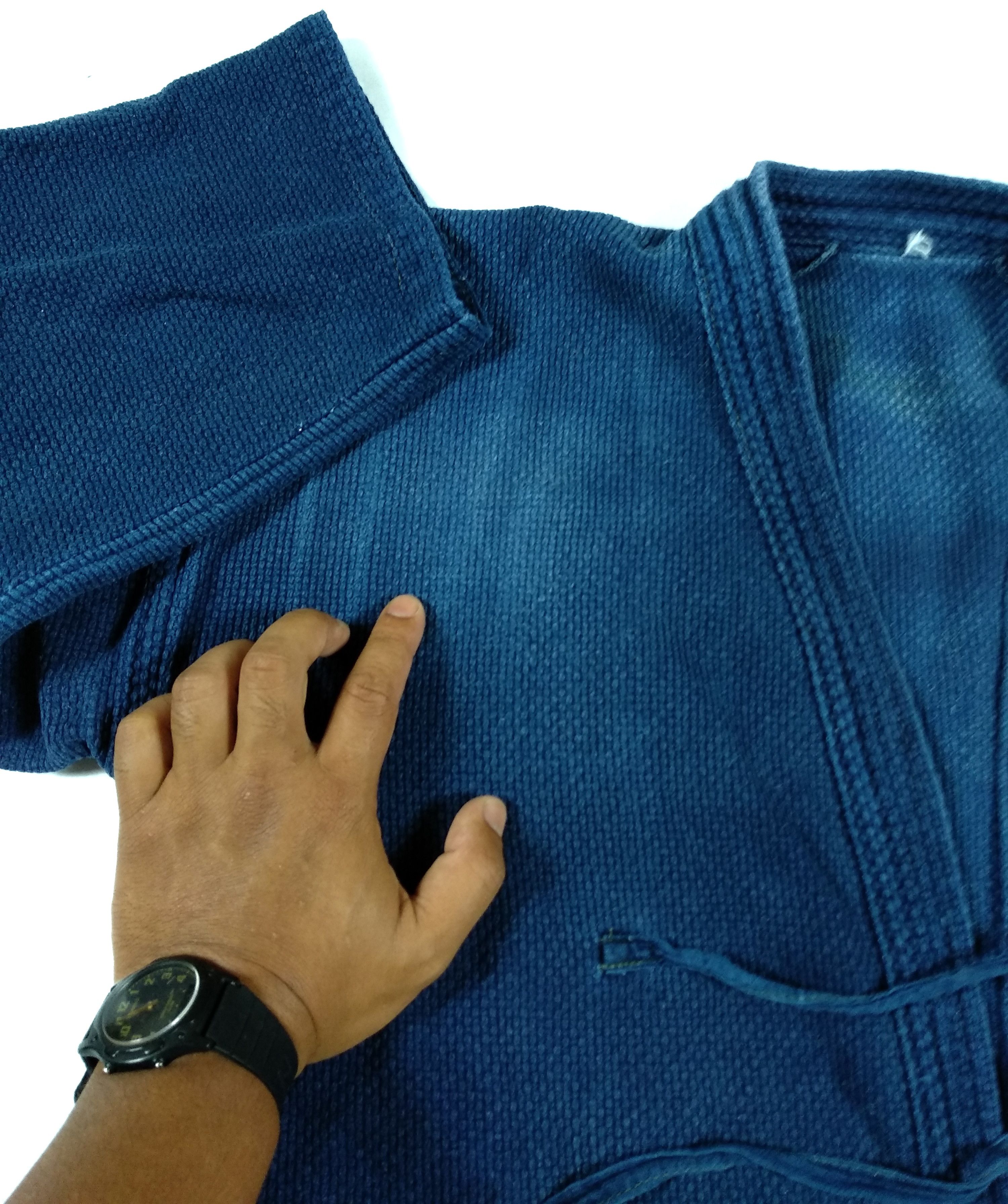 Japanese Brand Vintage Japanese Designer Kimono Traditional Blue Indigo Size US M / EU 48-50 / 2 - 3 Thumbnail