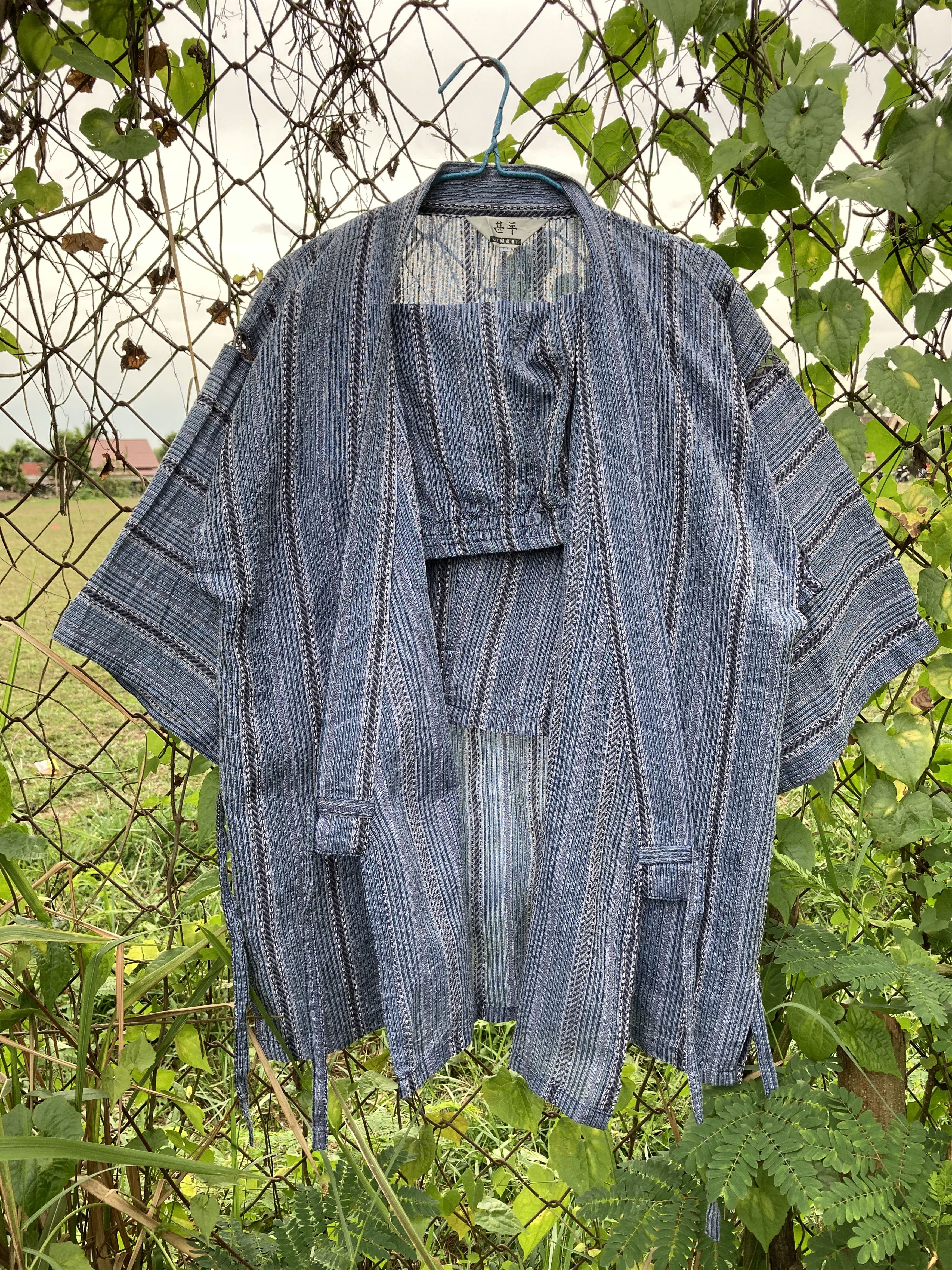 Jimbei kimono pajamas with pants