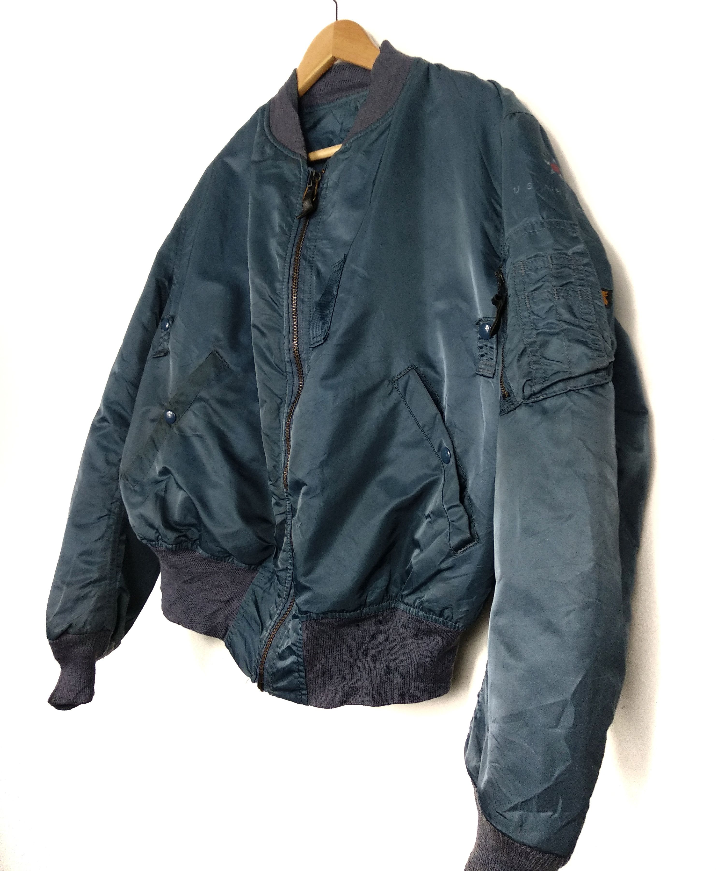 Alpha Industries × Vintage Vintage Ma-1 Aplha Industries Flying Men's. U.S AIR Force Size US M / EU 48-50 / 2 - 3 Thumbnail
