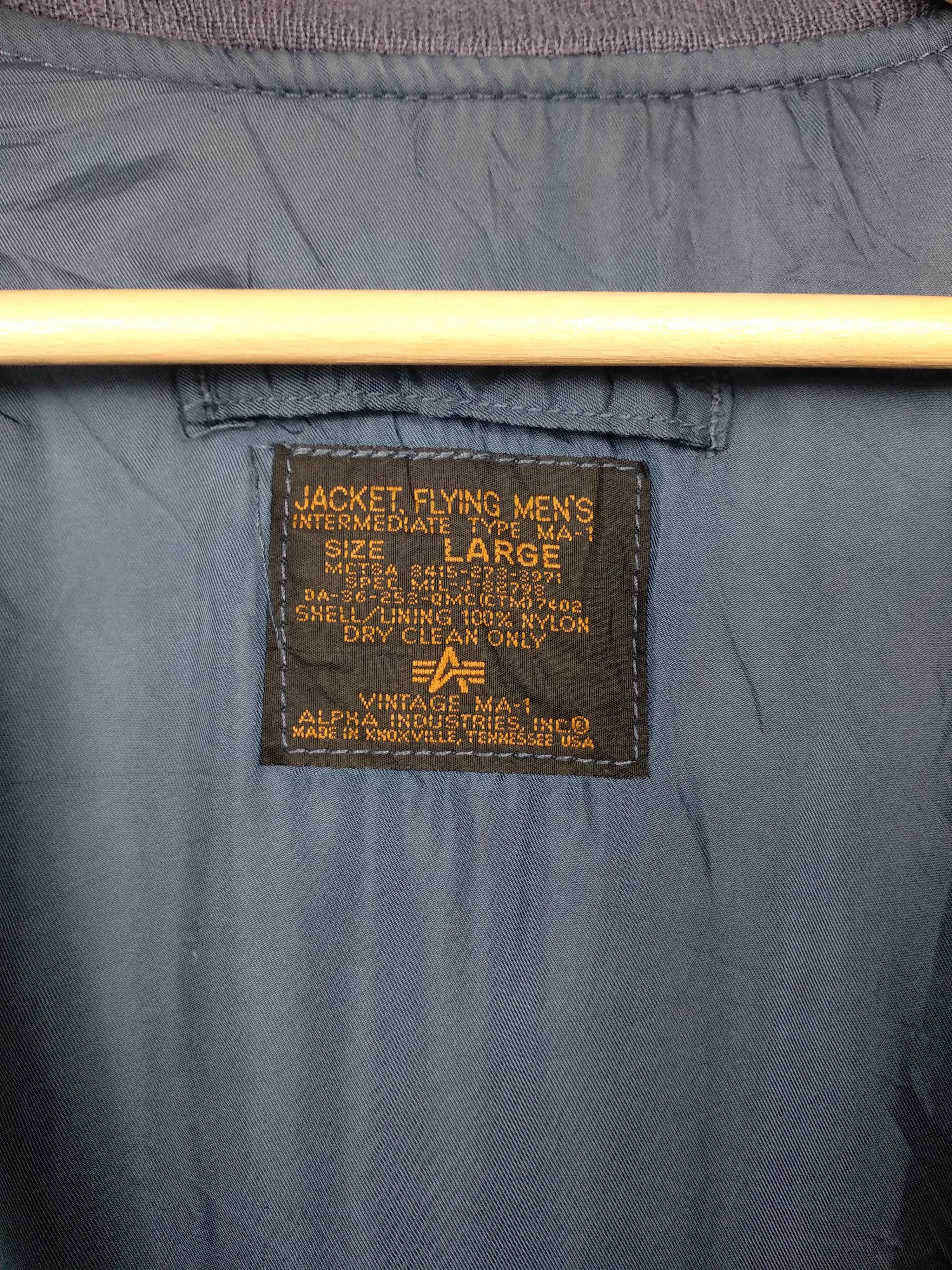 Alpha Industries × Vintage Vintage Ma-1 Aplha Industries Flying Men's. U.S AIR Force Size US M / EU 48-50 / 2 - 11 Thumbnail
