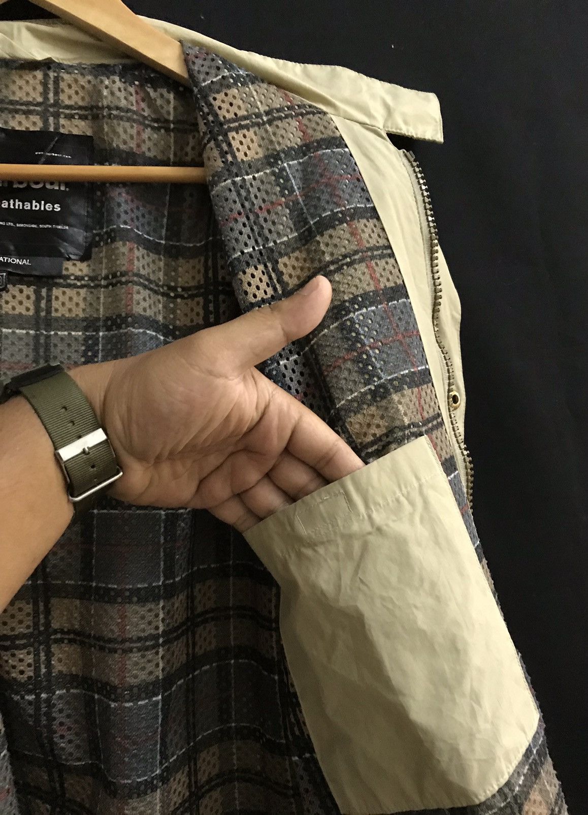 Barbour × Japanese Brand × Vintage Barbour Breathables Jacket Size US M / EU 48-50 / 2 - 15 Thumbnail