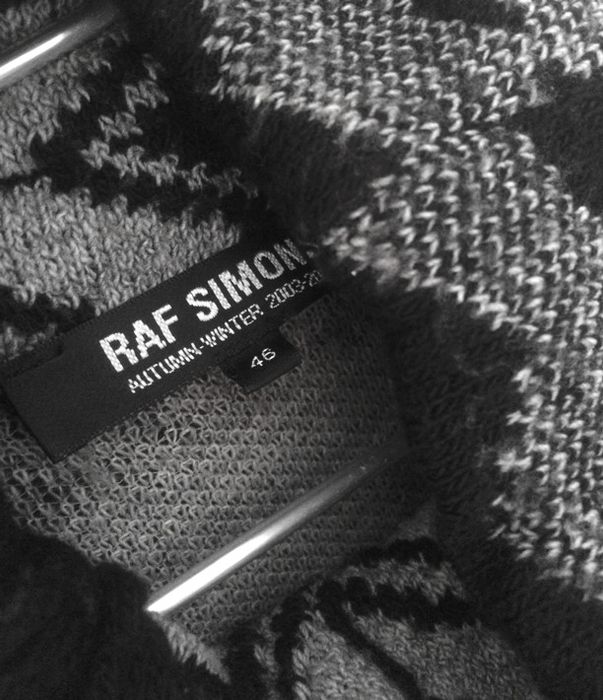 Raf Simons AW03 Intarsia knit | Grailed