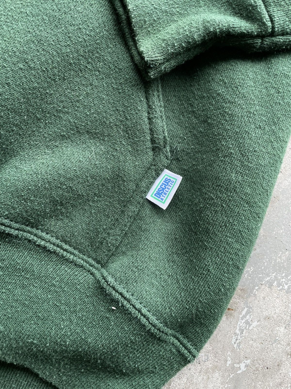 Vintage Vintage Discus Athletic Dark Green Hoodie - 1980s Size US M / EU 48-50 / 2 - 4 Thumbnail