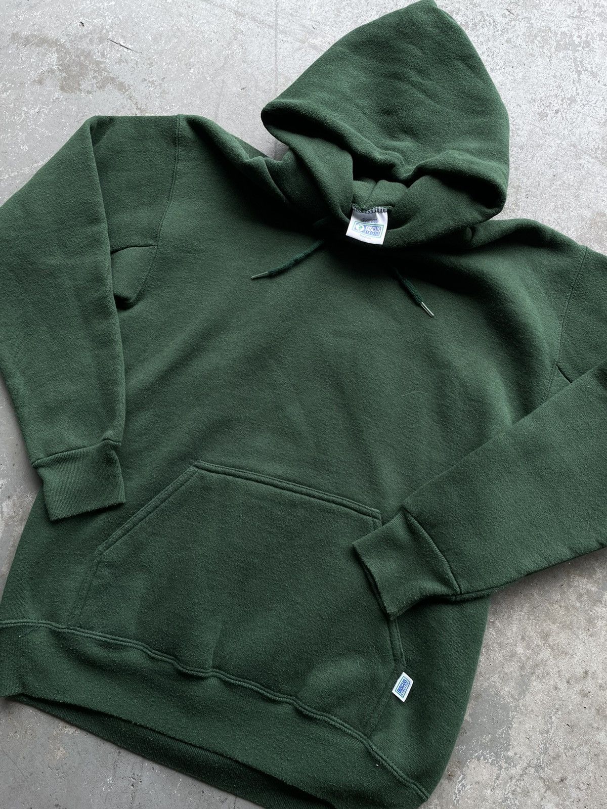 Vintage Vintage Discus Athletic Dark Green Hoodie - 1980s Size US M / EU 48-50 / 2 - 6 Thumbnail