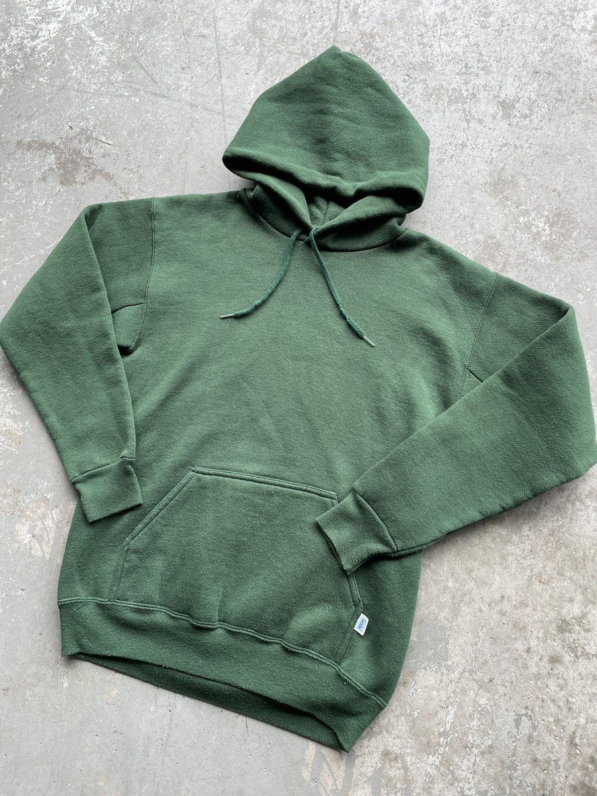 Vintage Vintage Discus Athletic Dark Green Hoodie - 1980s Size US M / EU 48-50 / 2 - 2 Thumbnail