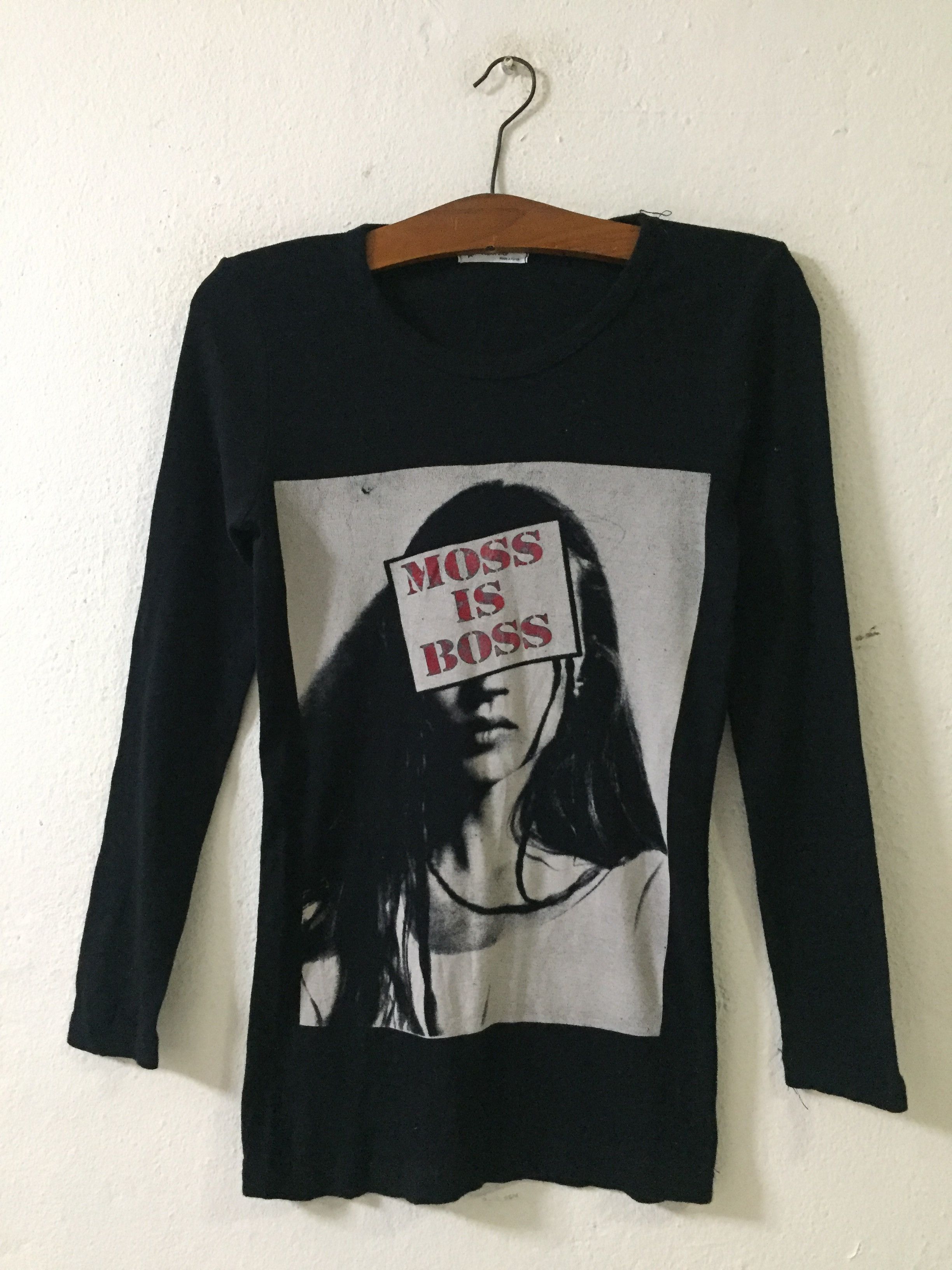Japanese Brand Superstar Moss Is Boss Tee Size XXS / US 00 / IT 34 - 1 Thumbnail