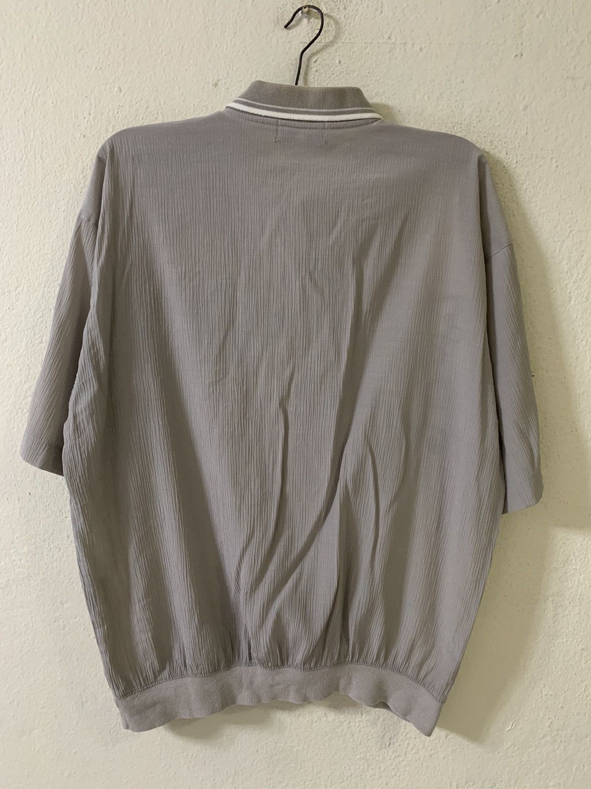 Japanese Brand Claudio Valentino Polo Sweater Size US L / EU 52-54 / 3 - 6 Thumbnail