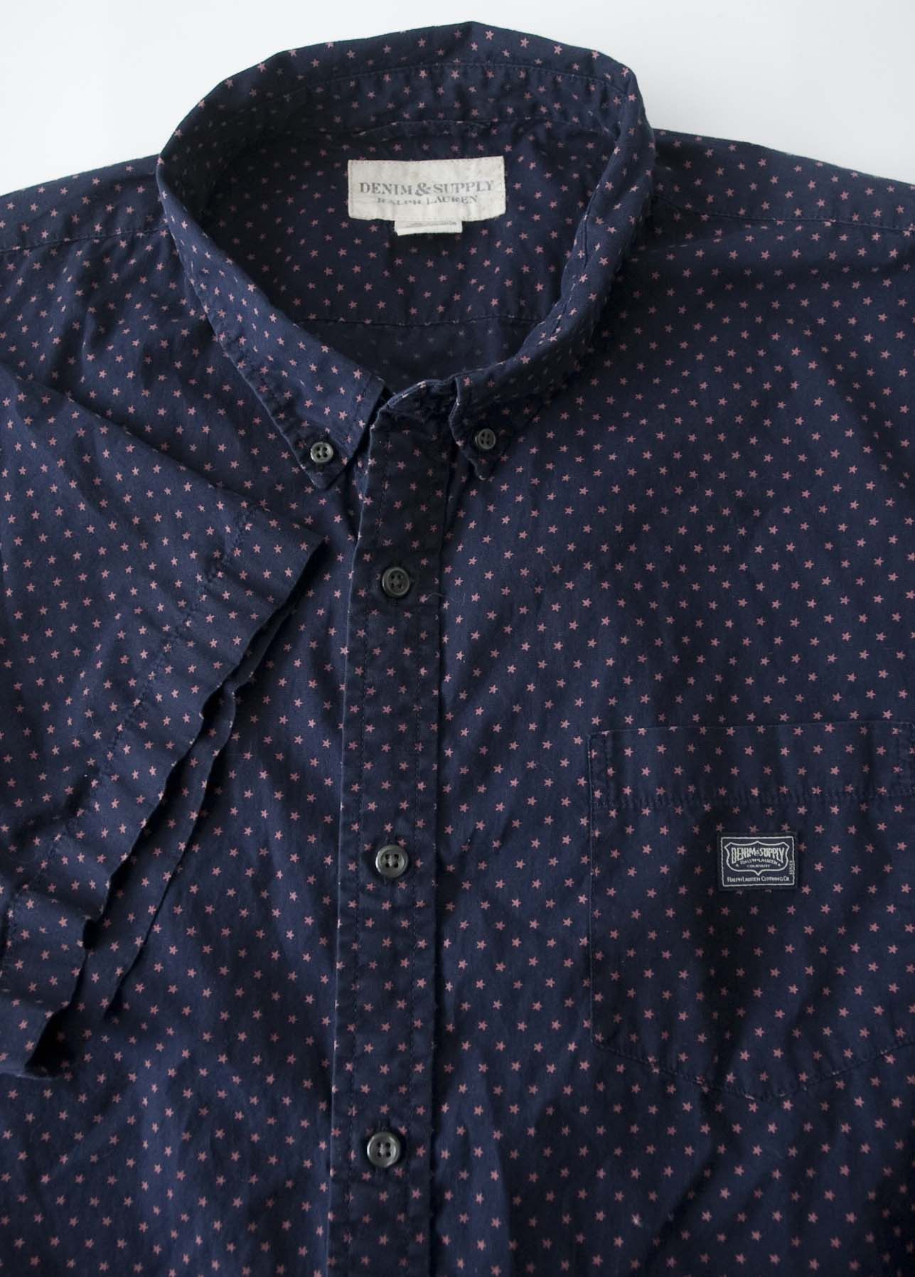 Denim & Supply Ralph Lauren Ralph Lauren Denim & Supply Shirt Short Sleeve Size XL Size US XL / EU 56 / 4 - 2 Thumbnail