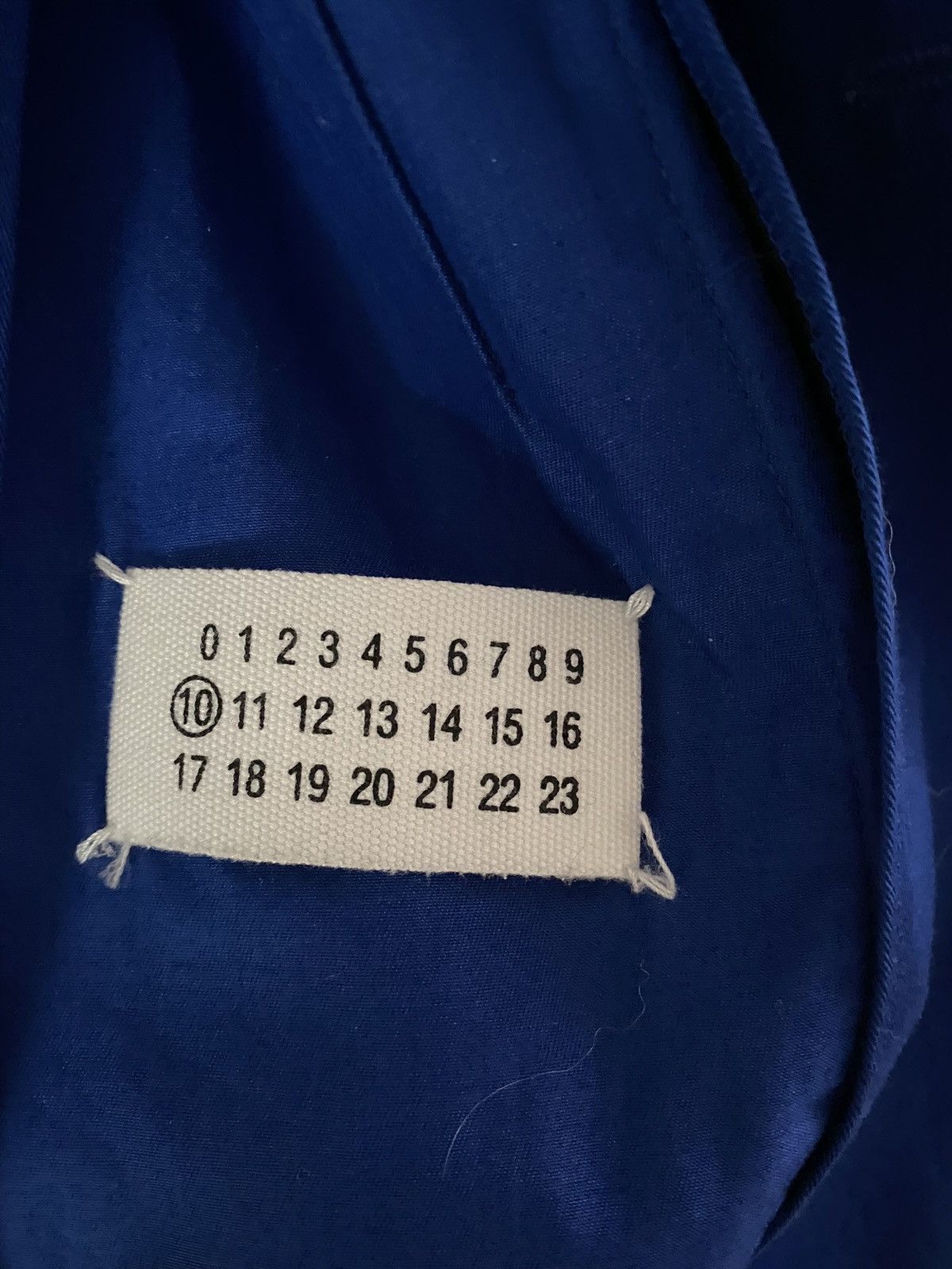 Maison Margiela 2012 blue cotton blazer Size 36R - 3 Thumbnail