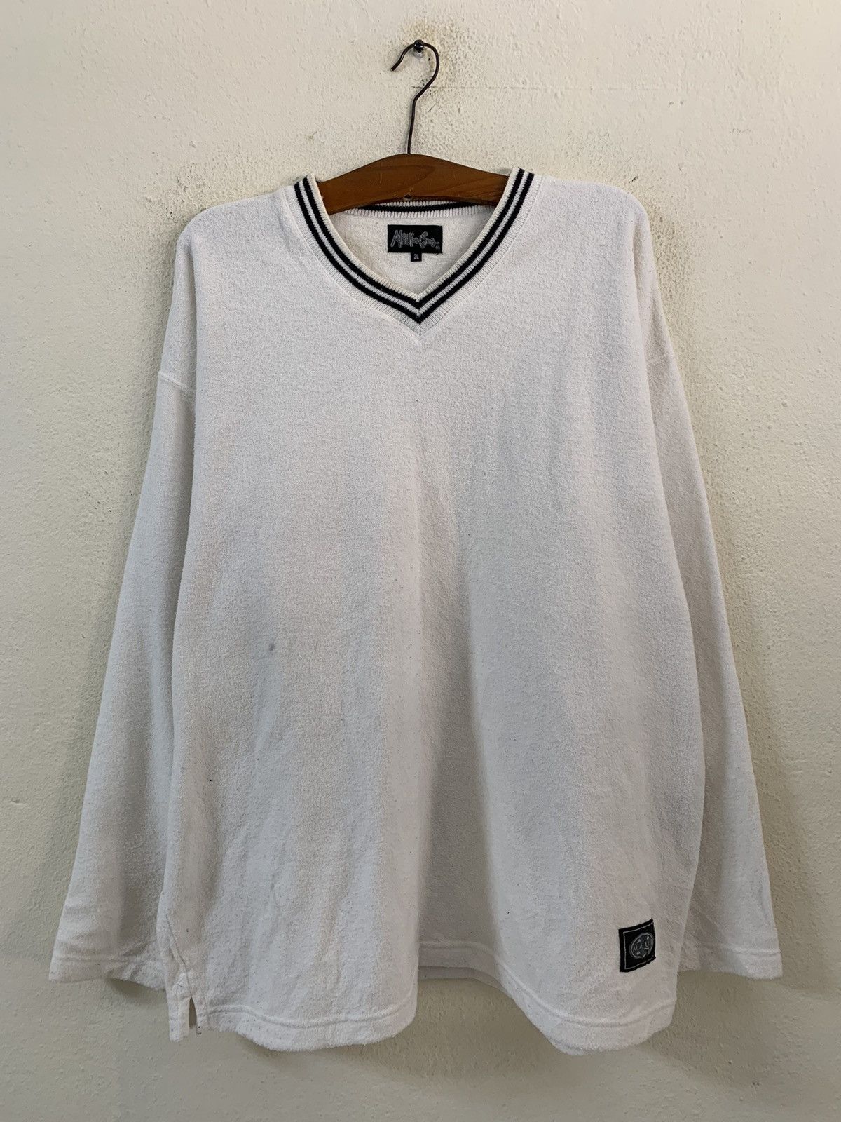 Image of Maui And Sons Sweater in White, Men's (Size XL)