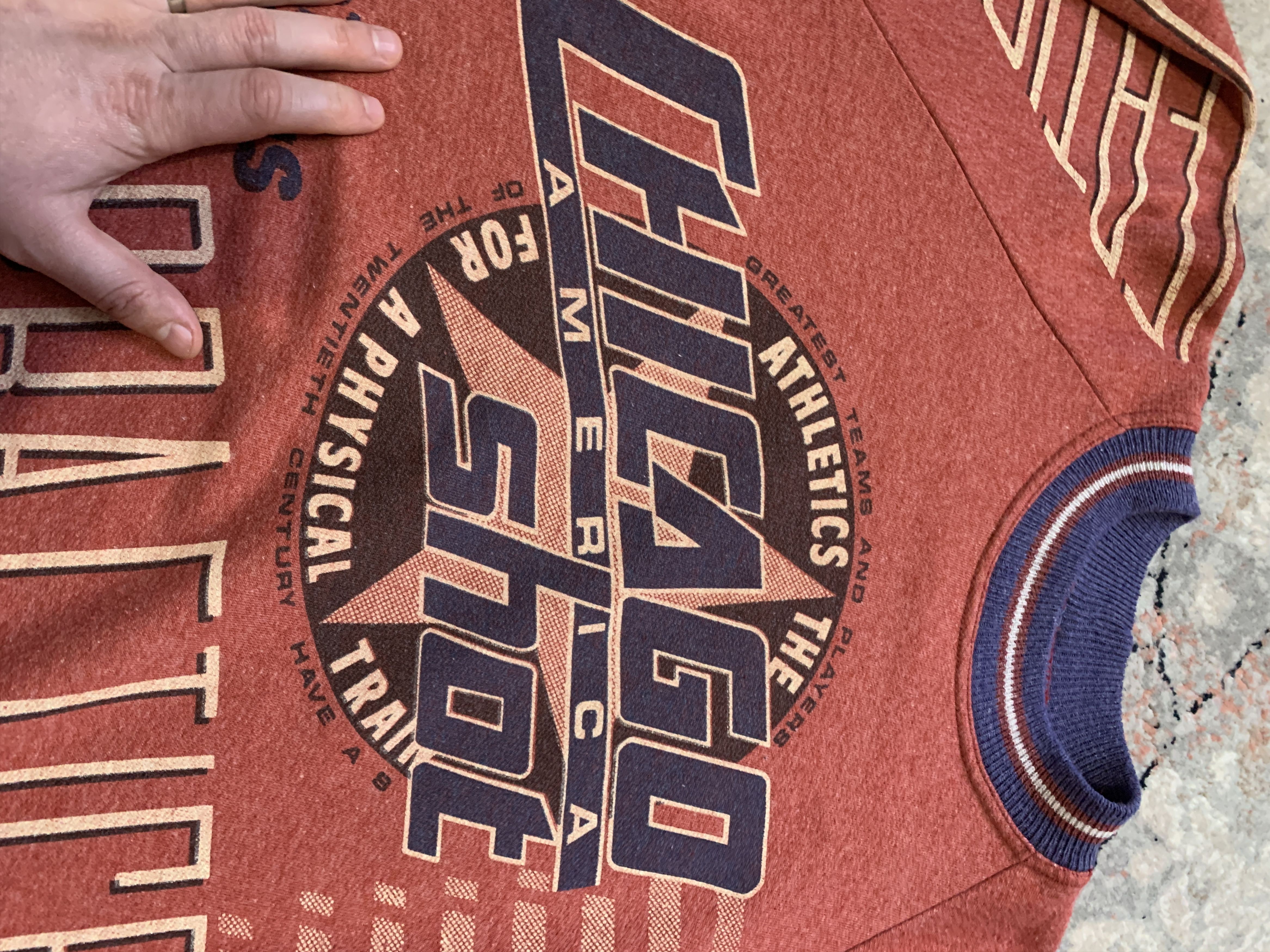 Vintage Chicago America Shot The Practise Vintage Sweatshirt Size US L / EU 52-54 / 3 - 5 Thumbnail