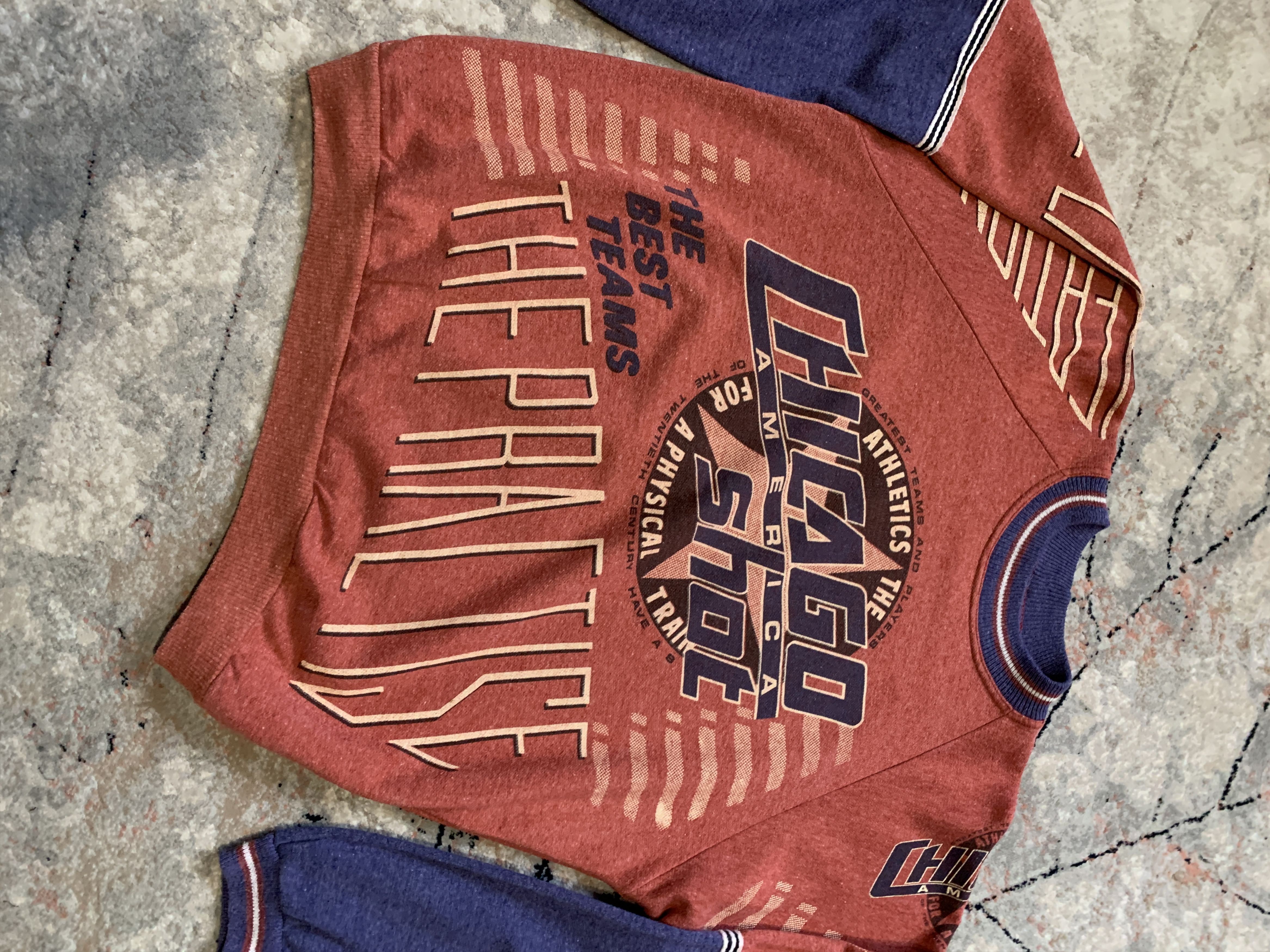 Vintage Chicago America Shot The Practise Vintage Sweatshirt Size US L / EU 52-54 / 3 - 3 Thumbnail