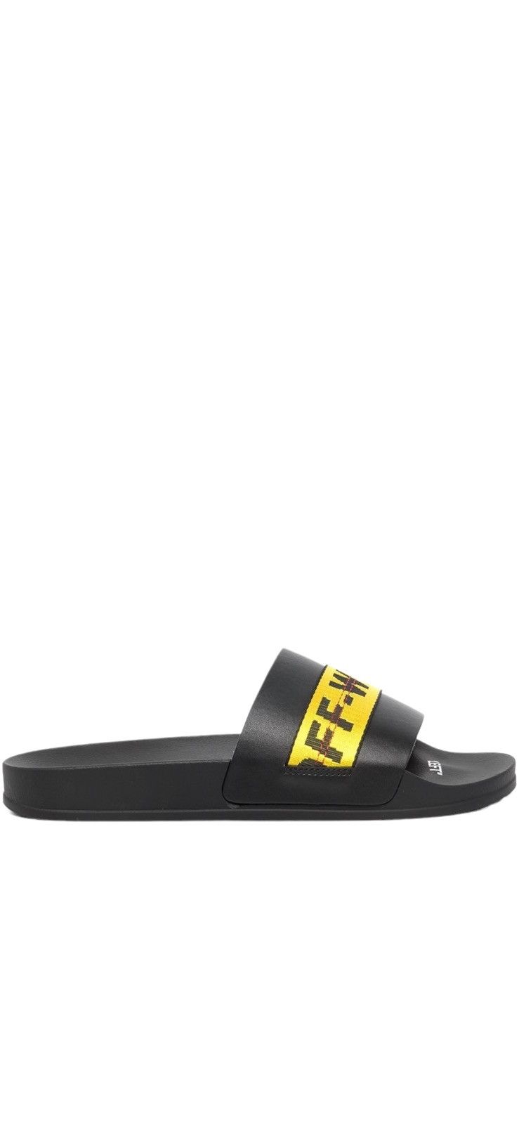 Off white Industrial Logo Band Sliders