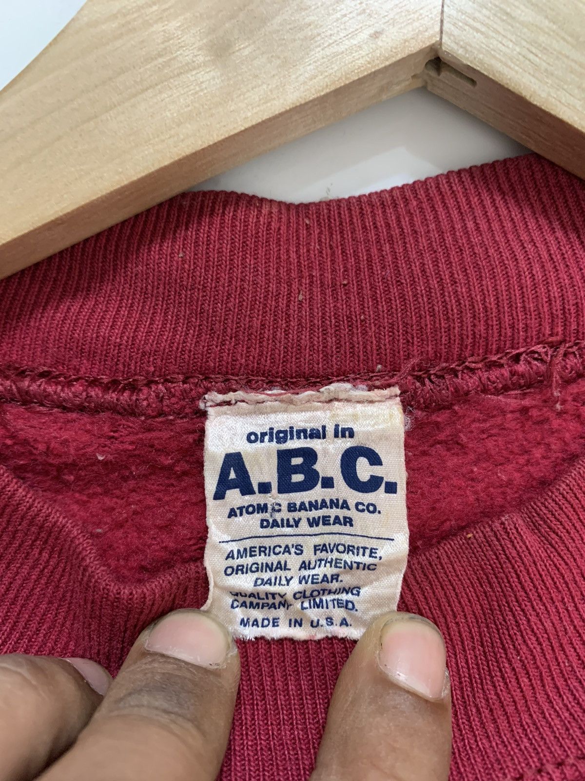 Vintage Atomic Banana Co Michigan Sweatshirt Size US M / EU 48-50 / 2 - 7 Thumbnail