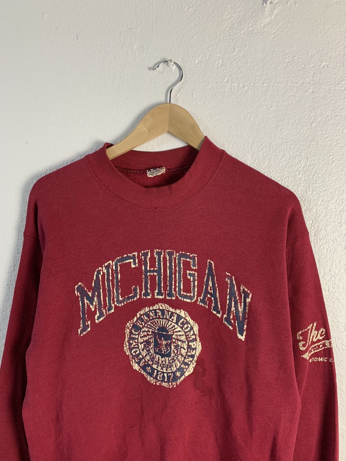 Vintage Atomic Banana Co Michigan Sweatshirt Size US M / EU 48-50 / 2 - 4 Thumbnail
