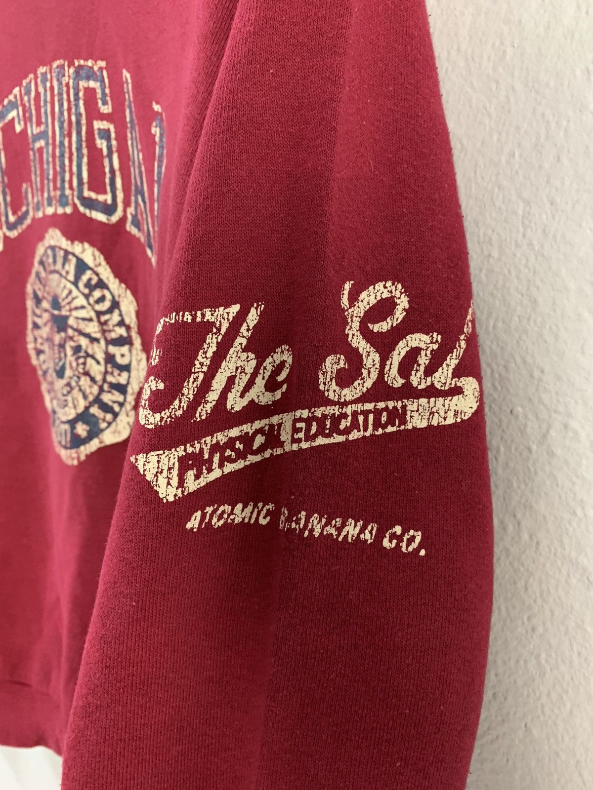 Vintage Atomic Banana Co Michigan Sweatshirt Size US M / EU 48-50 / 2 - 6 Thumbnail