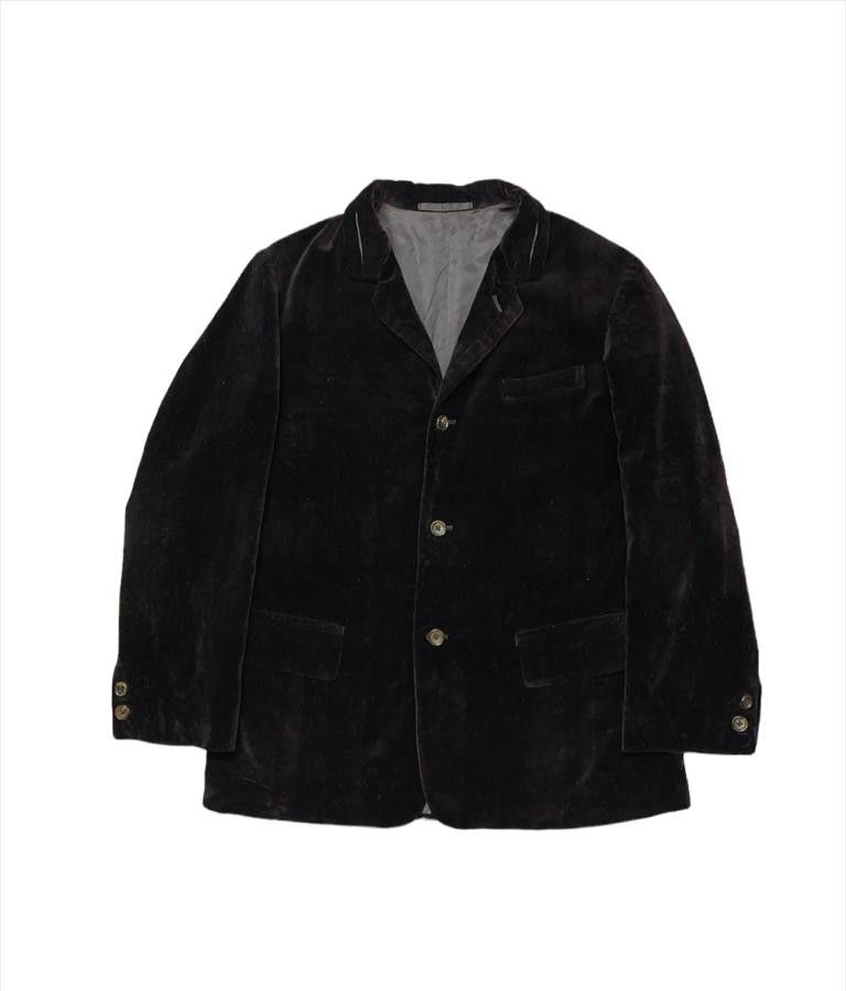Yohji Yamamoto Archive Velour Velvet Two Colour Coat Avantgarde Size US L / EU 52-54 / 3 - 1 Thumbnail