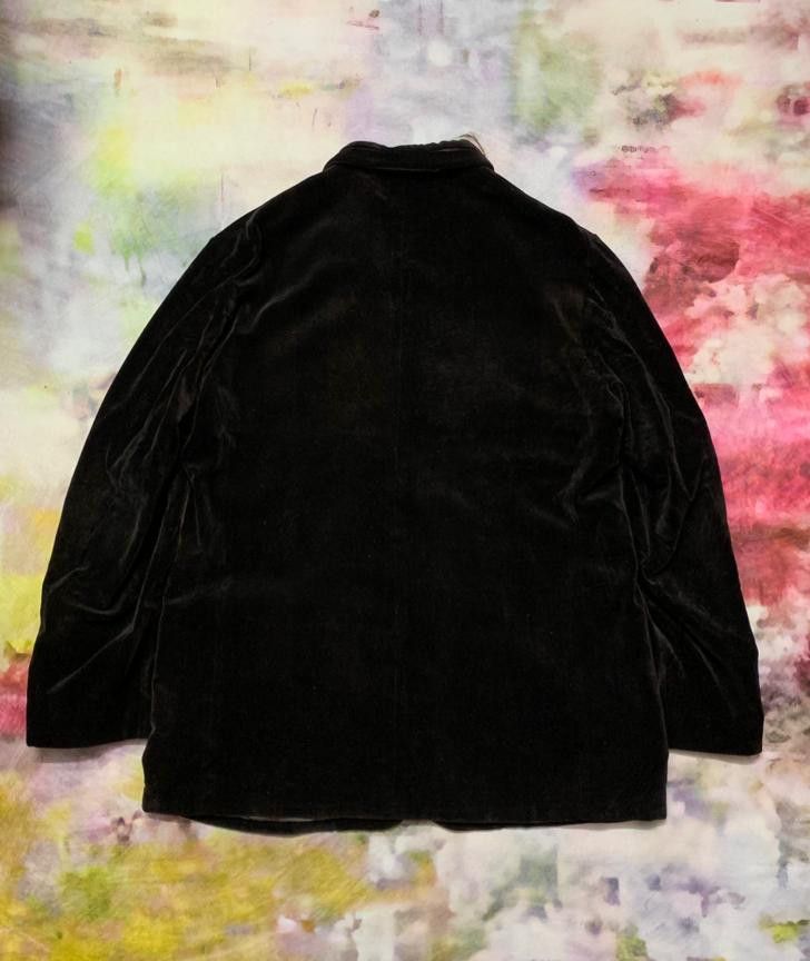 Yohji Yamamoto Archive Velour Velvet Two Colour Coat Avantgarde Size US L / EU 52-54 / 3 - 2 Thumbnail
