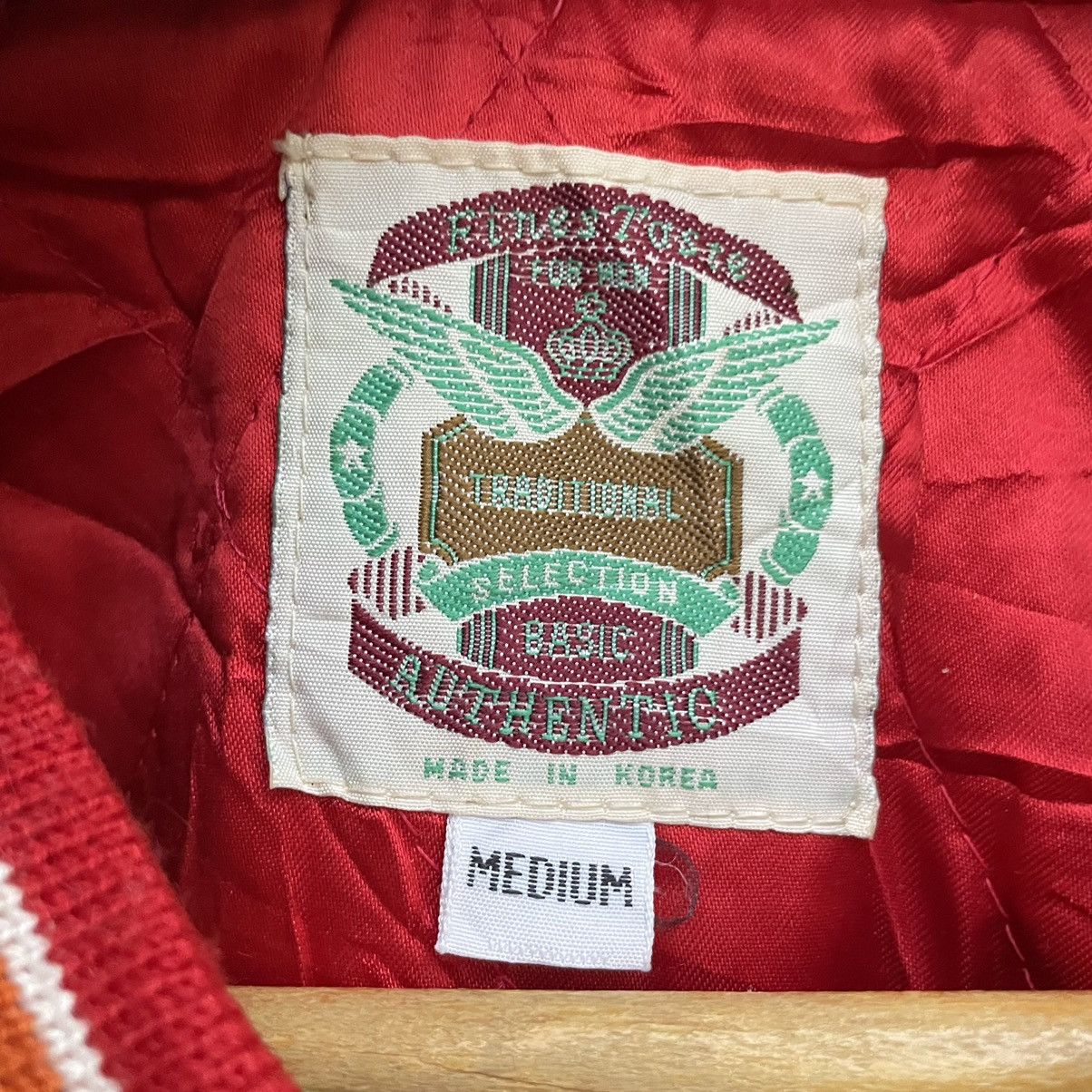 NFL 💥 Vintage Doug Atkins Big Logo Varsity Jacket Size US L / EU 52-54 / 3 - 9 Thumbnail