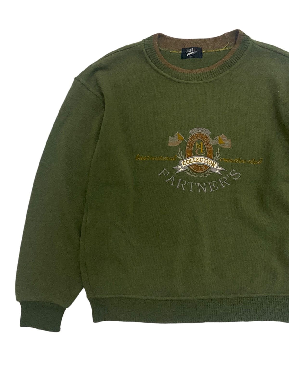 Japanese Brand × Vintage Vintage Japanese Center Logo Sweatshirt Size US M / EU 48-50 / 2 - 2 Thumbnail