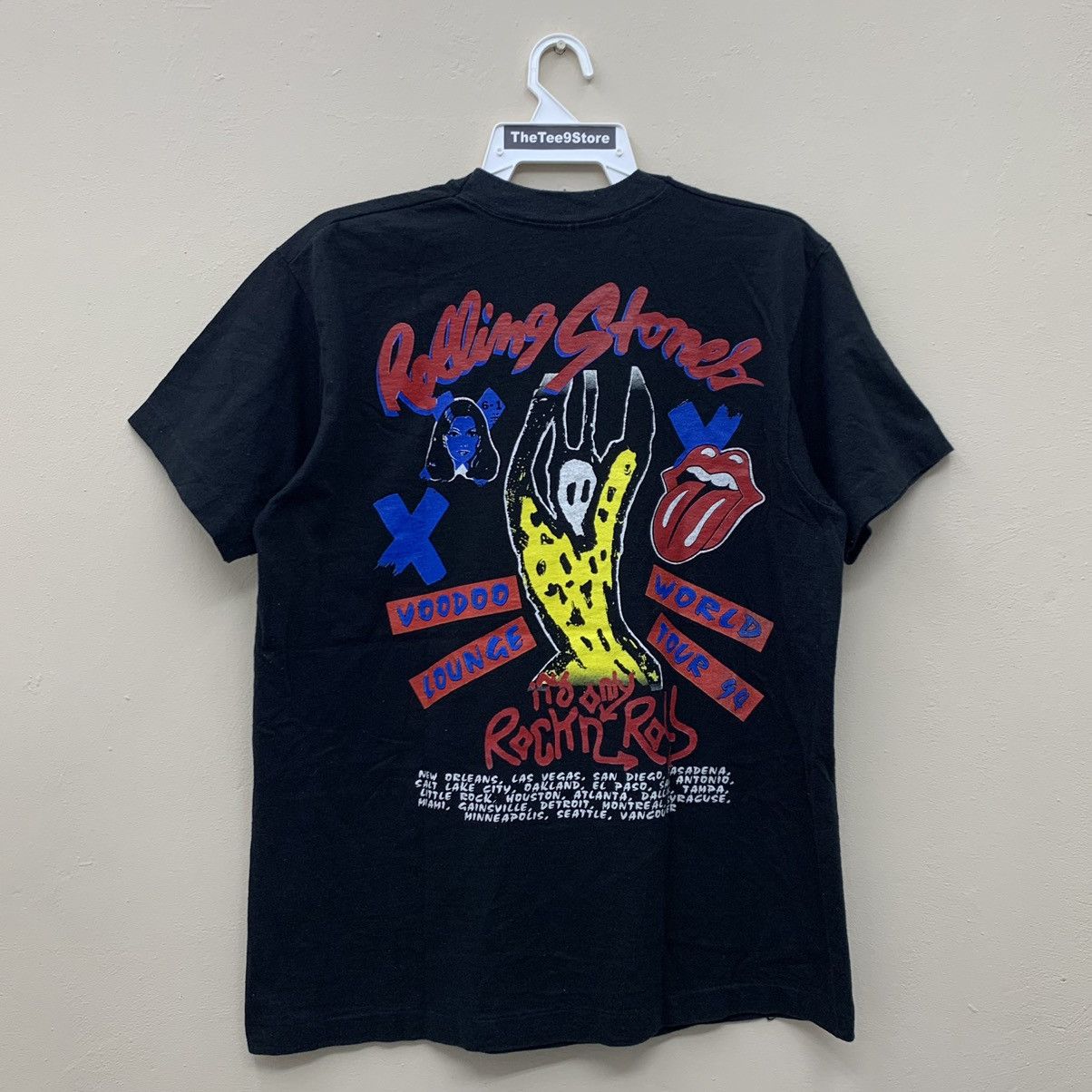 Vintage 90s Rolling Stones Voodoo Lounge World Tour 94 - Tops