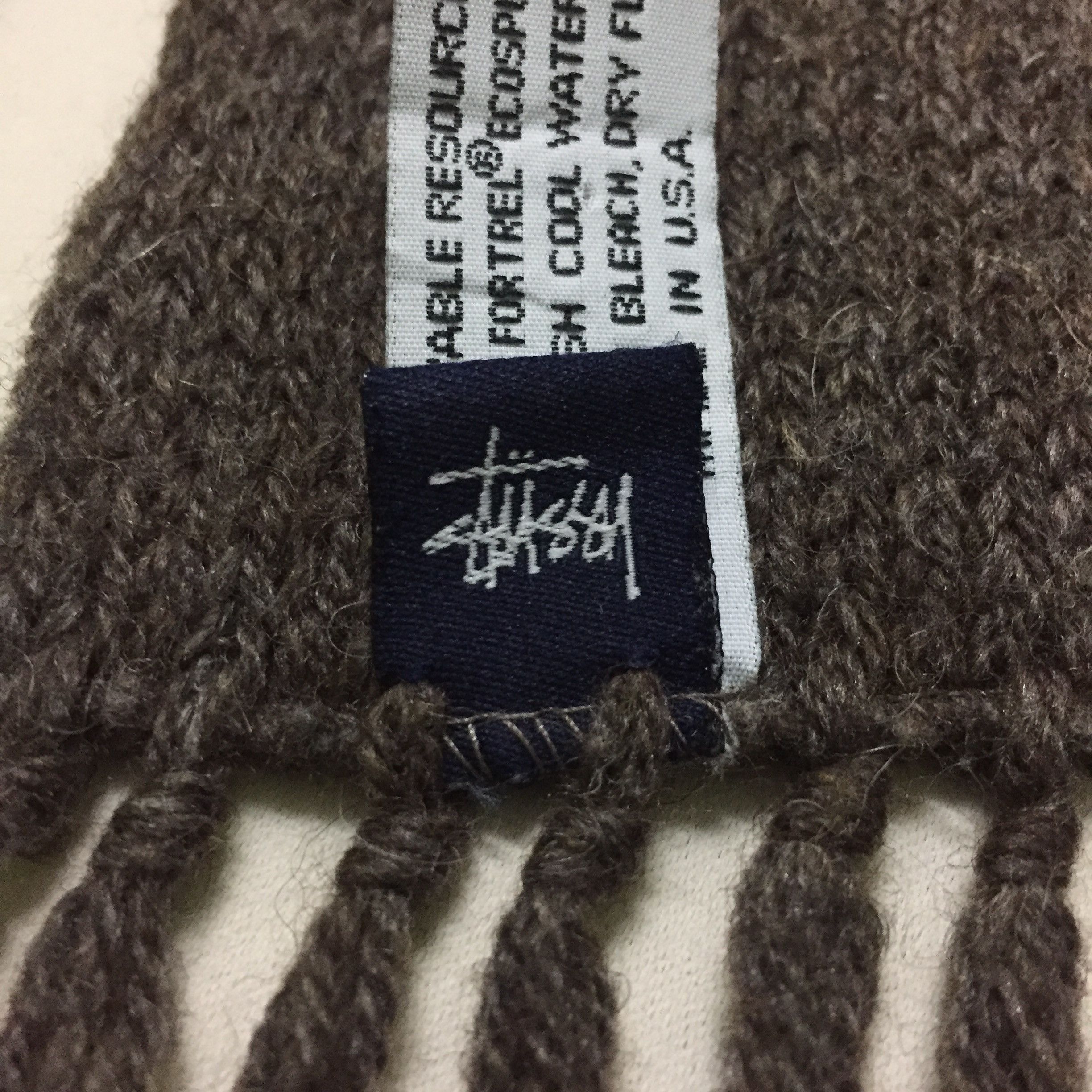 Stussy × Vintage Vintage Stussy Muffler Scarf Size ONE SIZE - 5 Thumbnail