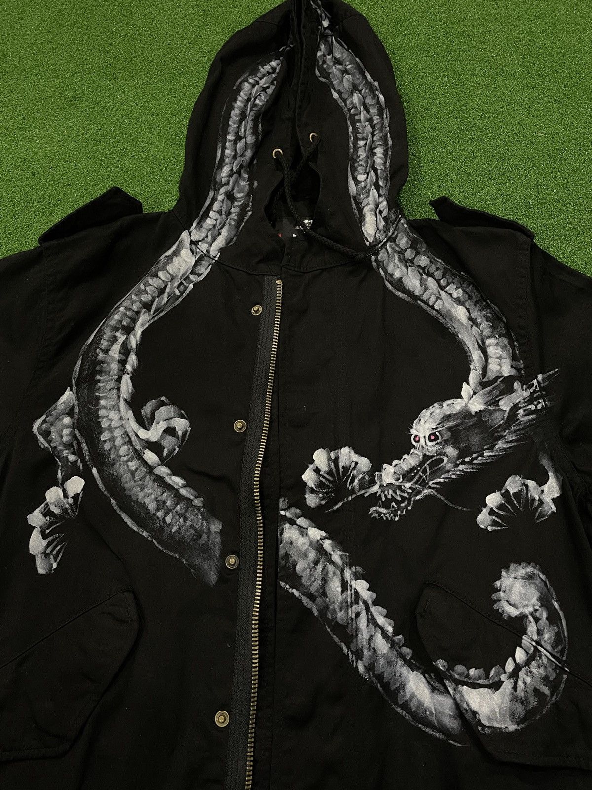 Beauty Beast × If Six Was Nine Japanese Jacket Sukajan Dragon parka Size US M / EU 48-50 / 2 - 2 Thumbnail