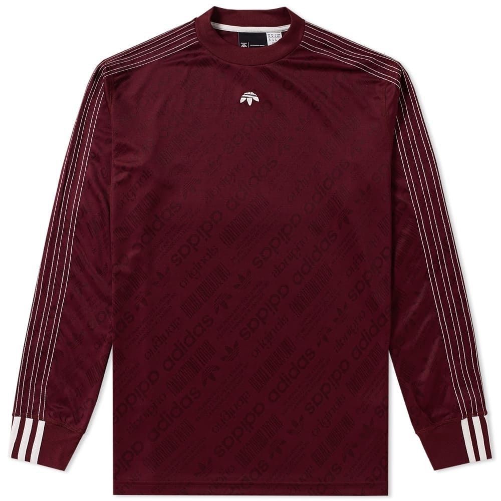 Alexander Wang x Adidas Long sleeve soccer tee BR0232 Tops