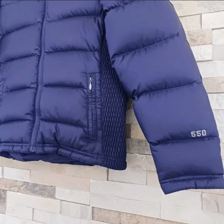 North Face Womens Large Purple Winter Puffer Jacket Ski Coat