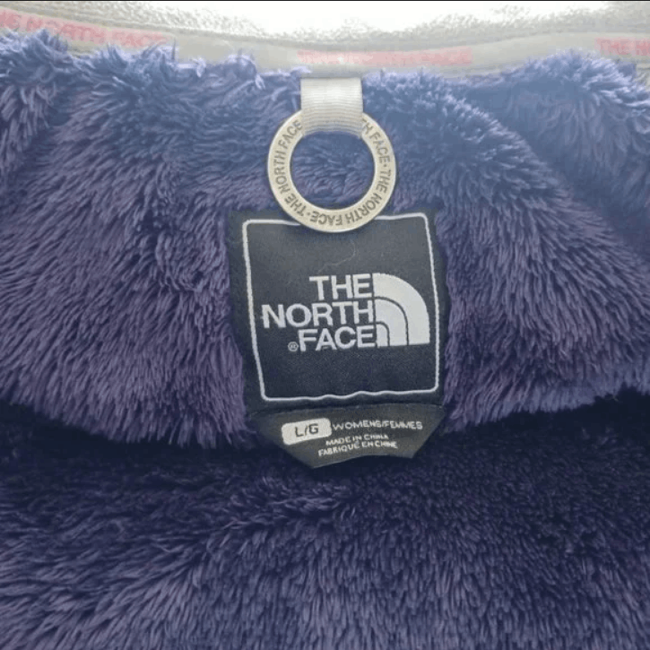 North Face Womens Large Purple Winter Puffer Jacket Ski Coat