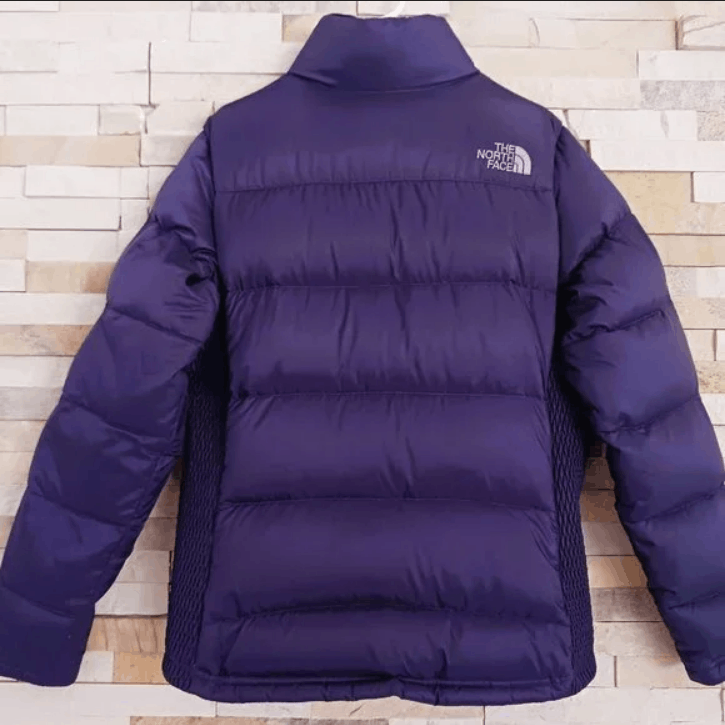 North Face Womens Large Purple Winter Puffer Jacket Ski Coat