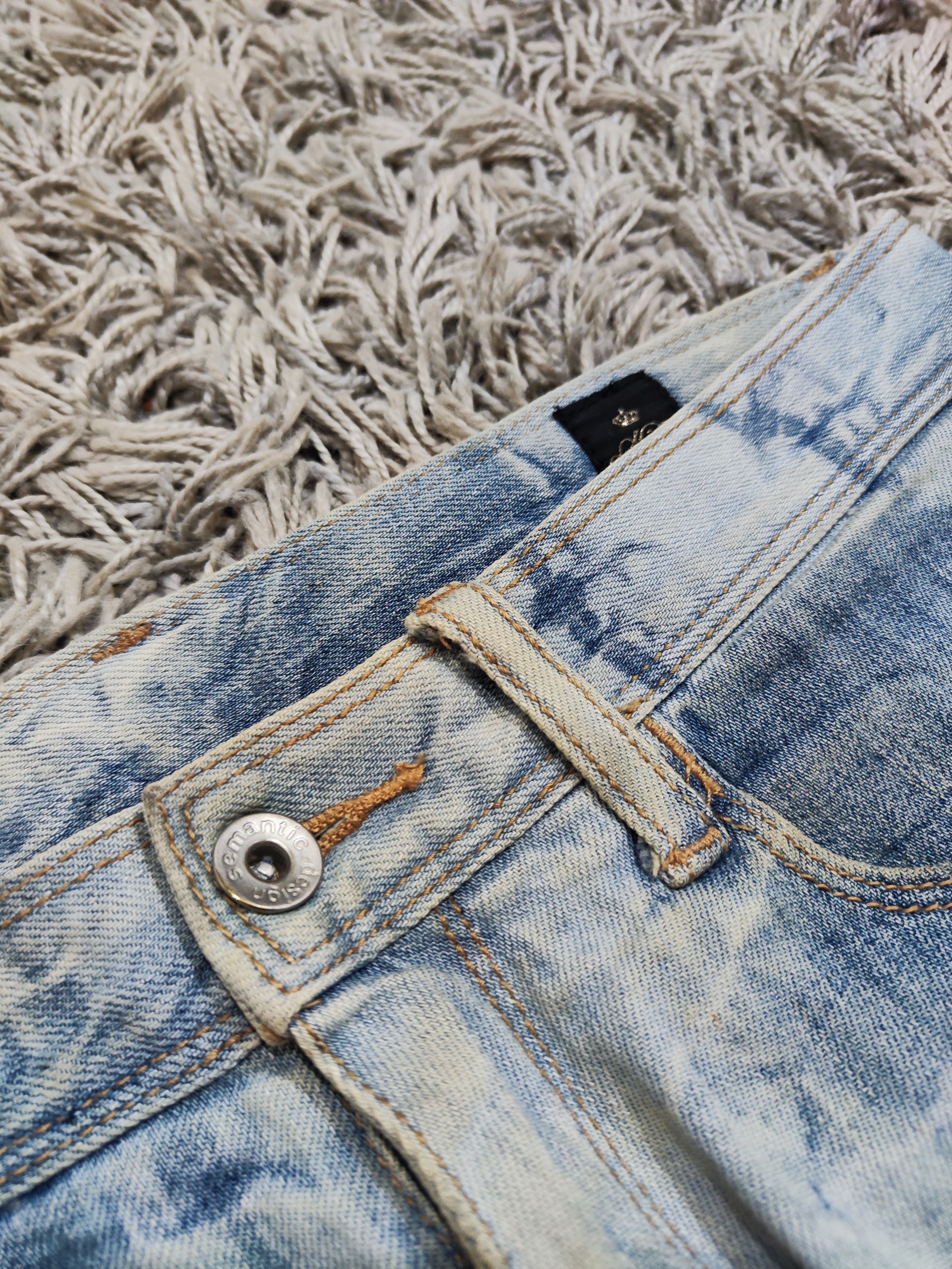 Issey Miyake × Japanese Brand Acid Wash Jeans by Semantic Design Size US 31 - 6 Thumbnail