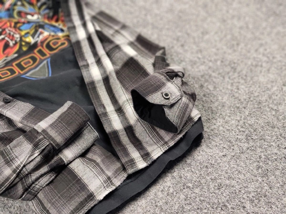 Flannel Vintage Flannel Black Gradient Shirt Travis Scott Style Size US L / EU 52-54 / 3 - 10 Thumbnail
