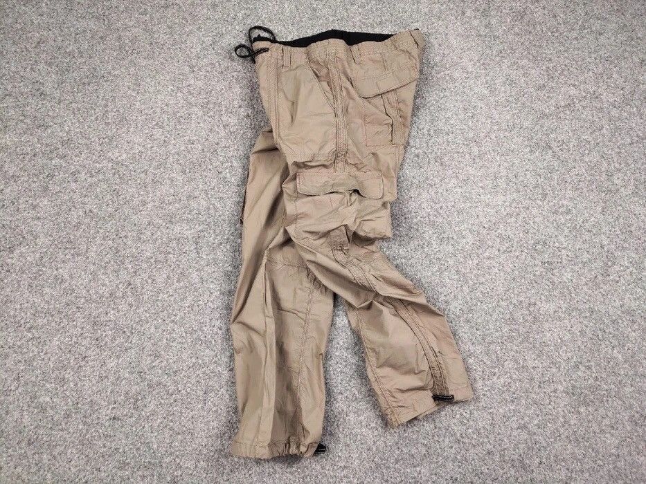 Japanese Brand Vintage Cargo Pants Travis Scott Japan Pocket Zip Brown Size US 36 / EU 52 - 16 Thumbnail