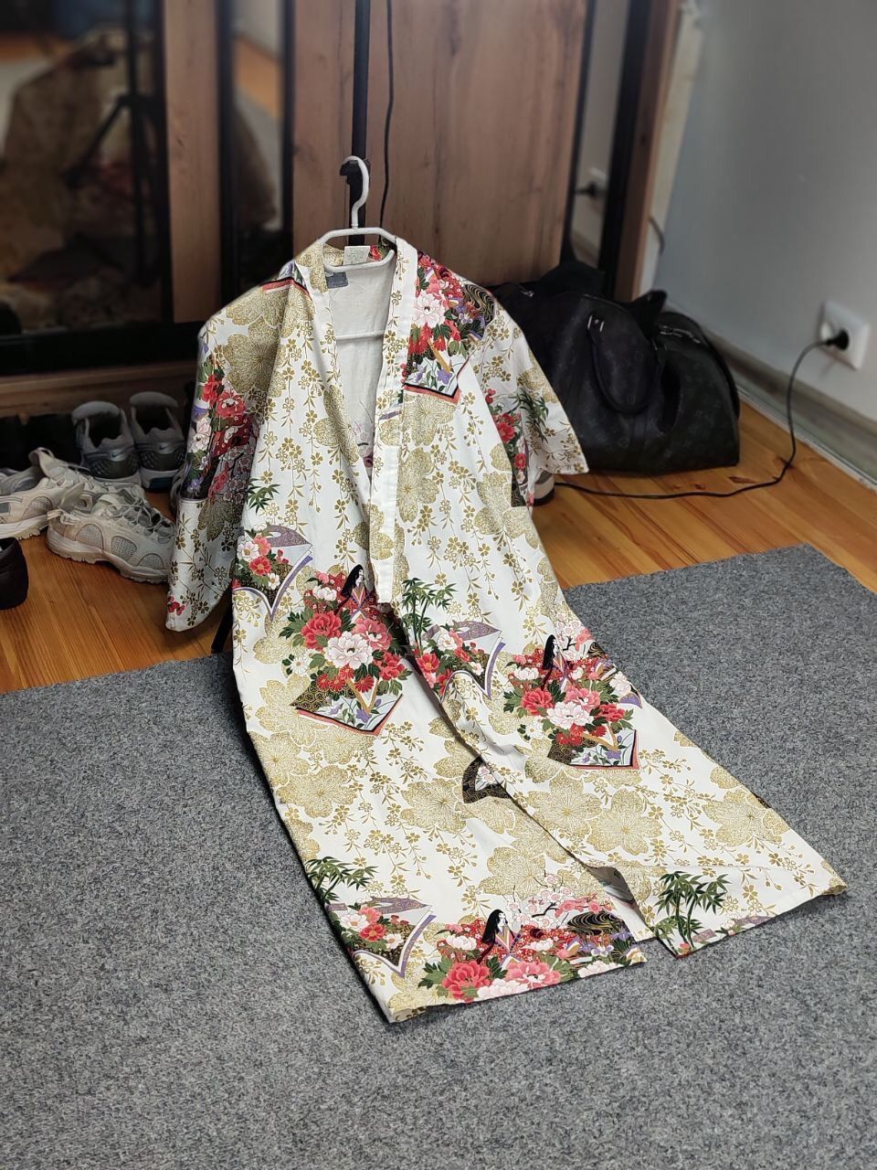 Japanese Brand 🔴 Vintage 80's Japan Kyoto Sen'i Kimono Cotton All Print Size US S / EU 44-46 / 1 - 23 Thumbnail
