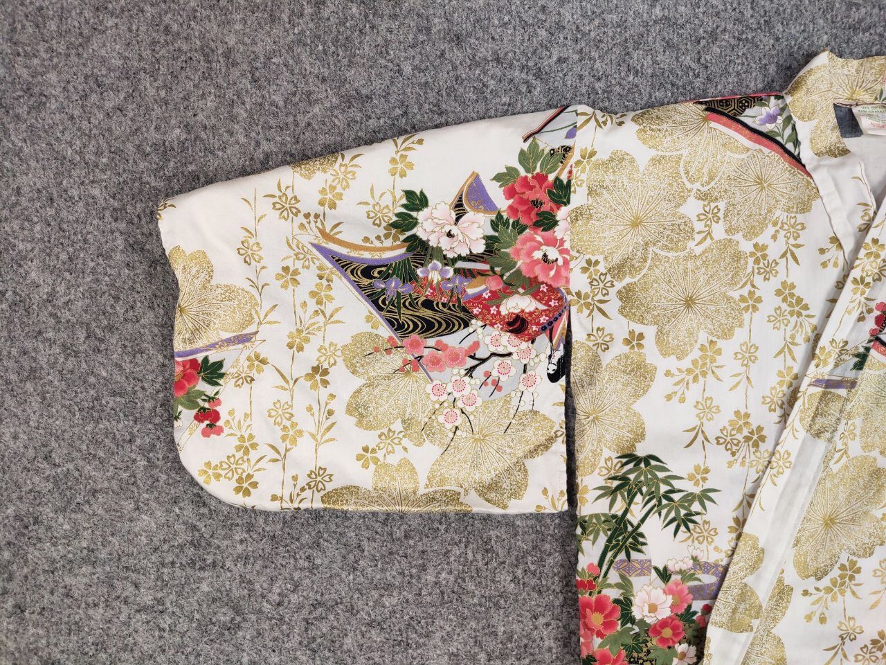 Japanese Brand 🔴 Vintage 80's Japan Kyoto Sen'i Kimono Cotton All Print Size US S / EU 44-46 / 1 - 12 Thumbnail