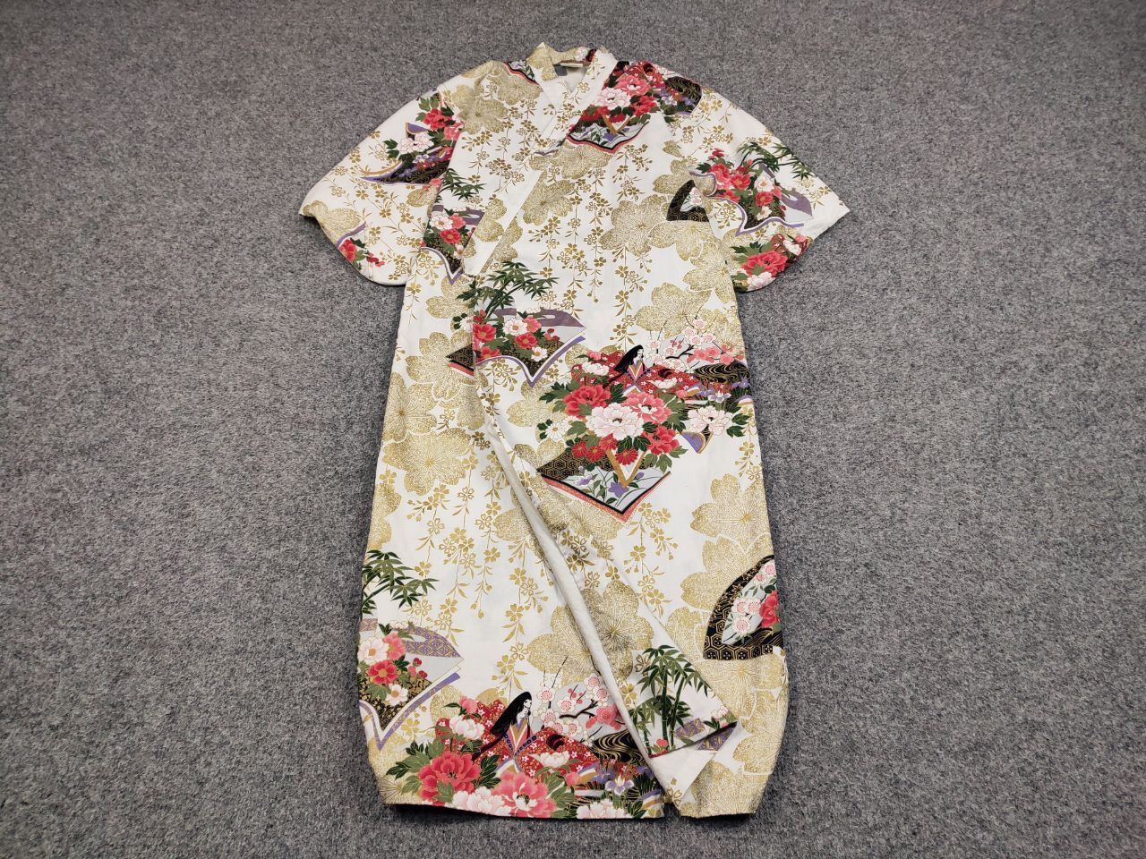 Japanese Brand 🔴 Vintage 80's Japan Kyoto Sen'i Kimono Cotton All Print Size US S / EU 44-46 / 1 - 2 Thumbnail