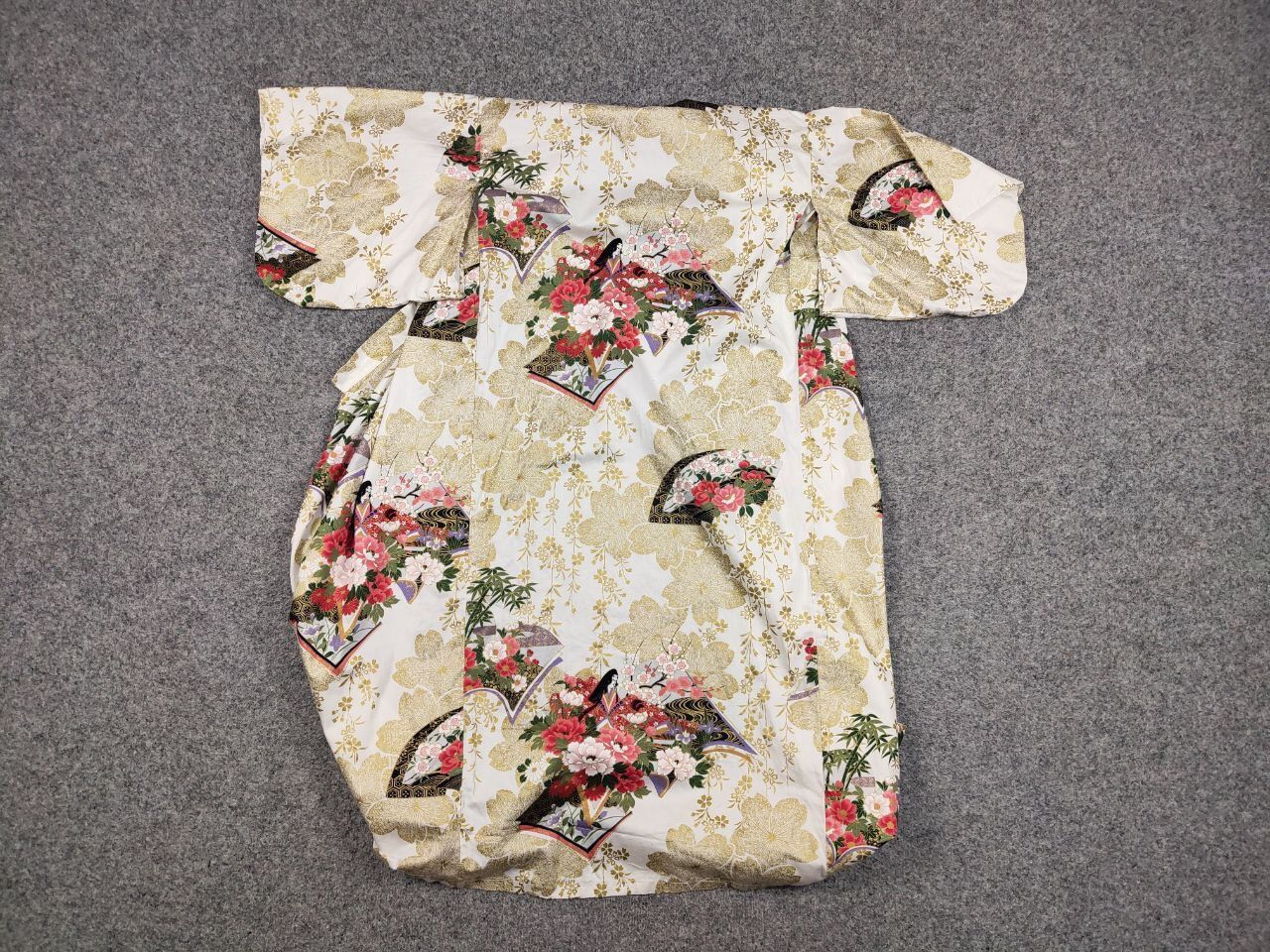 Japanese Brand 🔴 Vintage 80's Japan Kyoto Sen'i Kimono Cotton All Print Size US S / EU 44-46 / 1 - 22 Thumbnail
